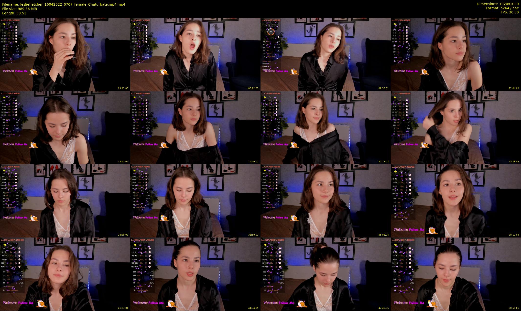 lesliefletcher — 54 minute Chaturbate couple cam show recording, 1080p, Apr 16, 2022