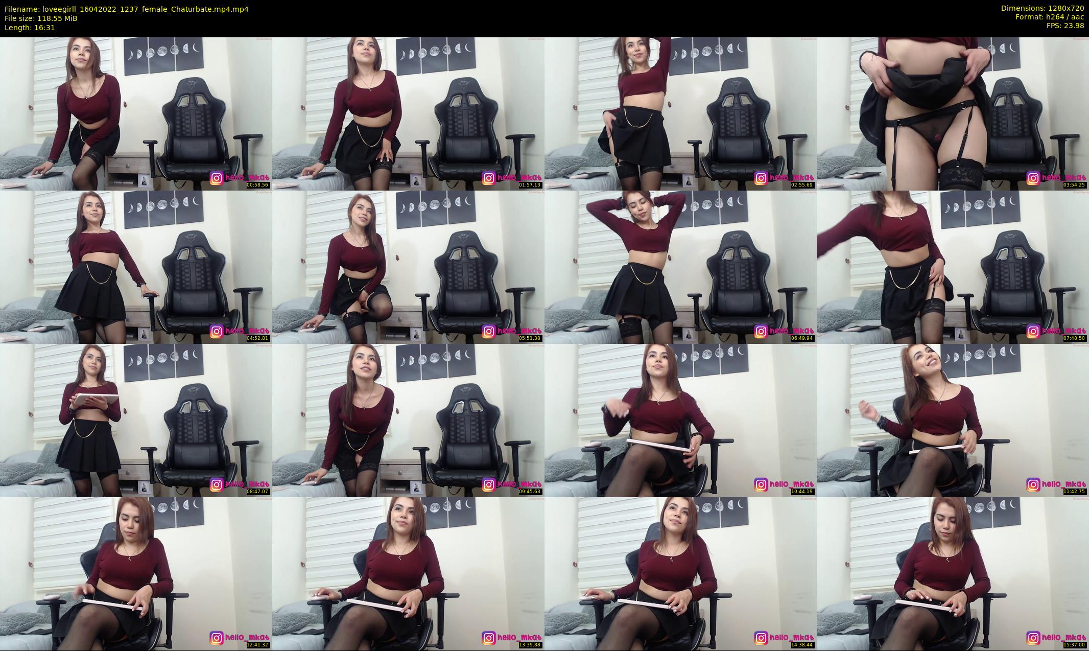 loveegirll — 17 minute Chaturbate female cam show recording, 720p, Apr 16, 2022