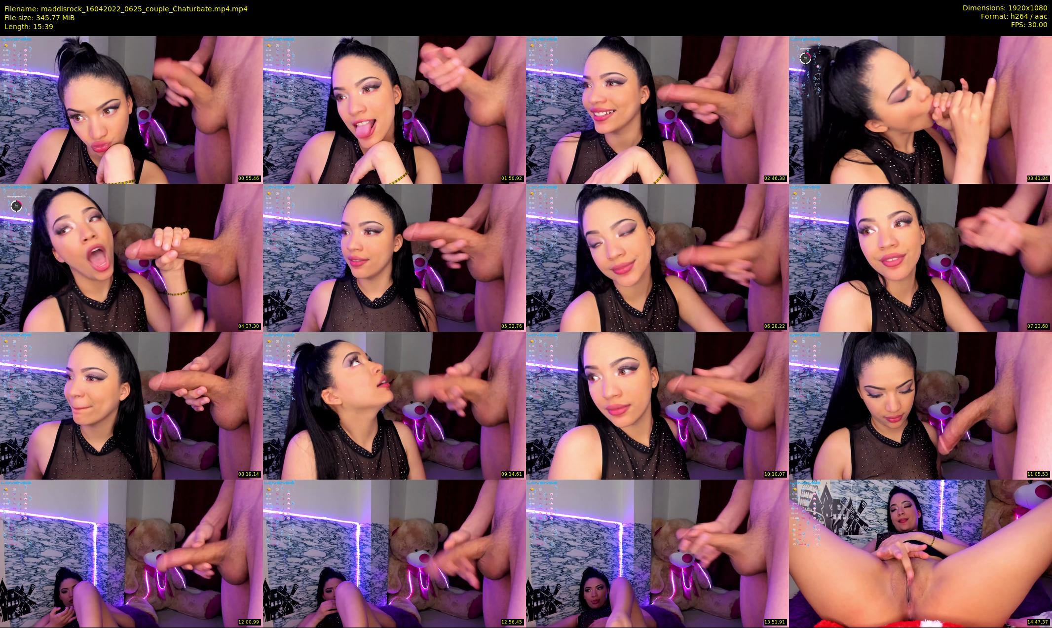maddisrock — 16 minute Chaturbate couple cam show recording, 1080p, Apr 16, 2022