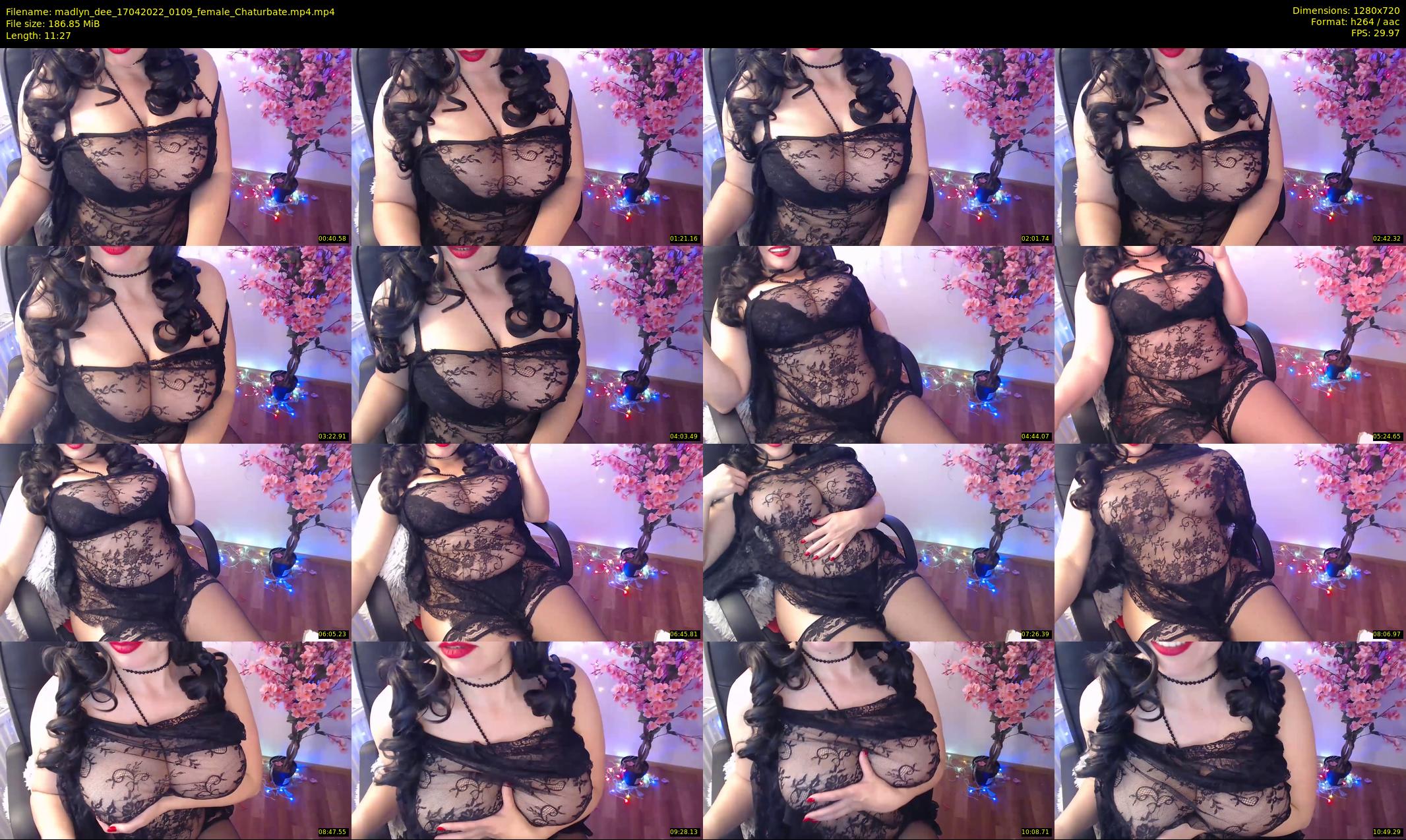 madlyn_dee — 12 minute Chaturbate female cam show recording, 720p, Apr 17, 2022