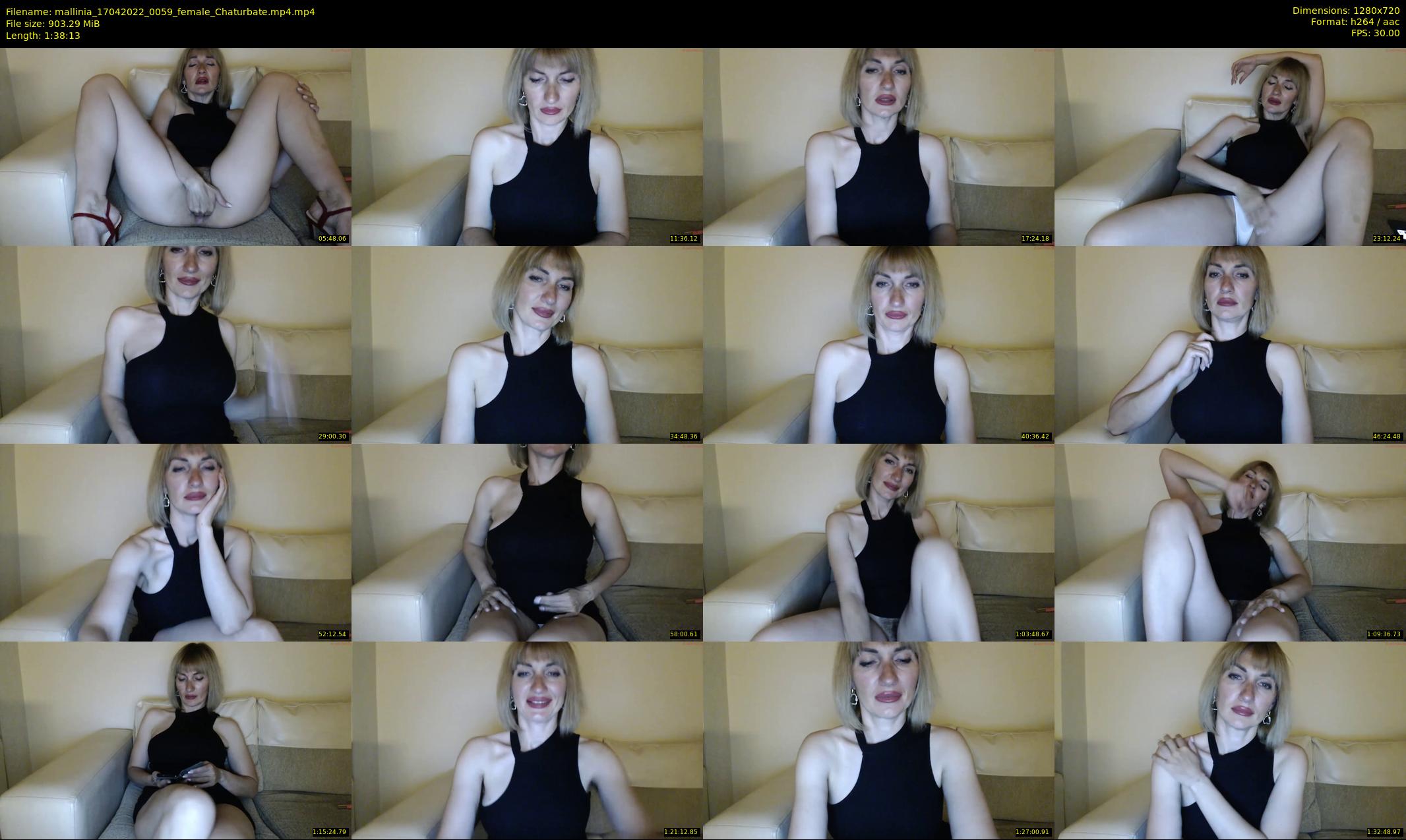 mallinia — 99 minute Chaturbate female cam show recording, 720p, Apr 17, 2022