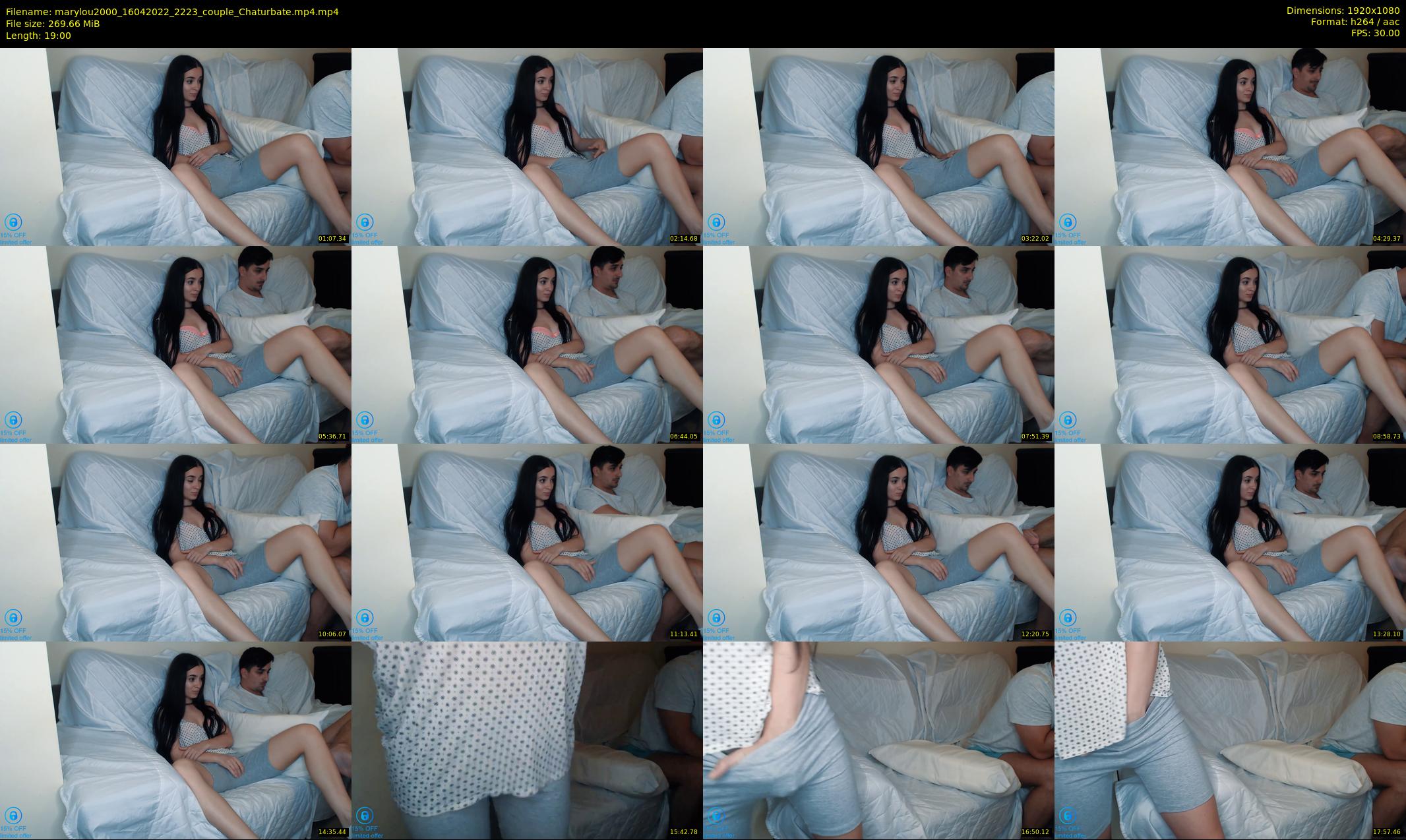 marylou2000 — 19 minute Chaturbate couple cam show recording, 1080p, Apr 16, 2022