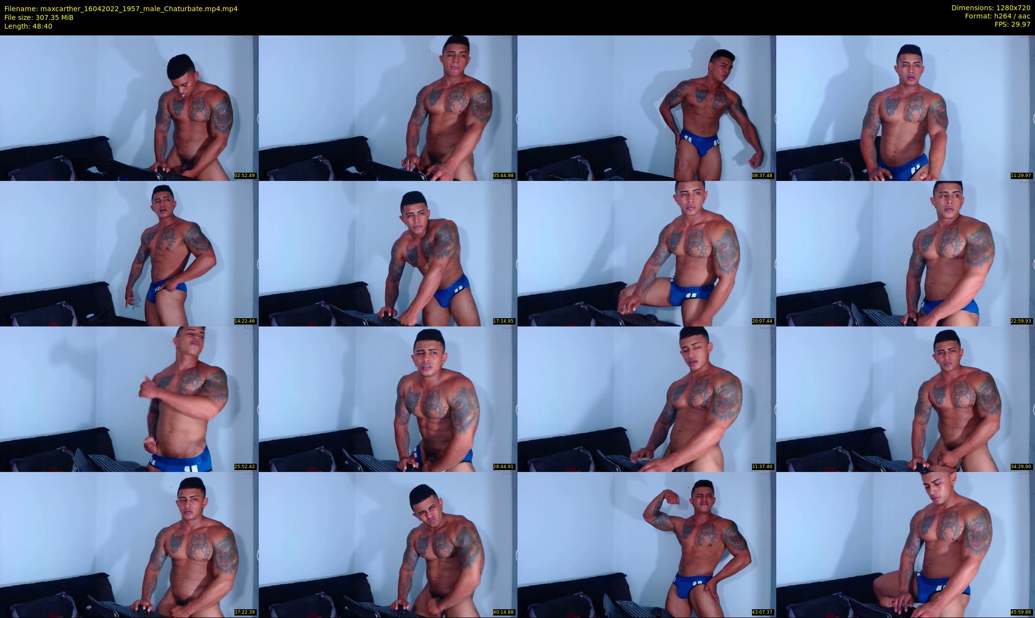 maxcarther — 49 minute Chaturbate male cam show recording, 720p, Apr 16, 2022