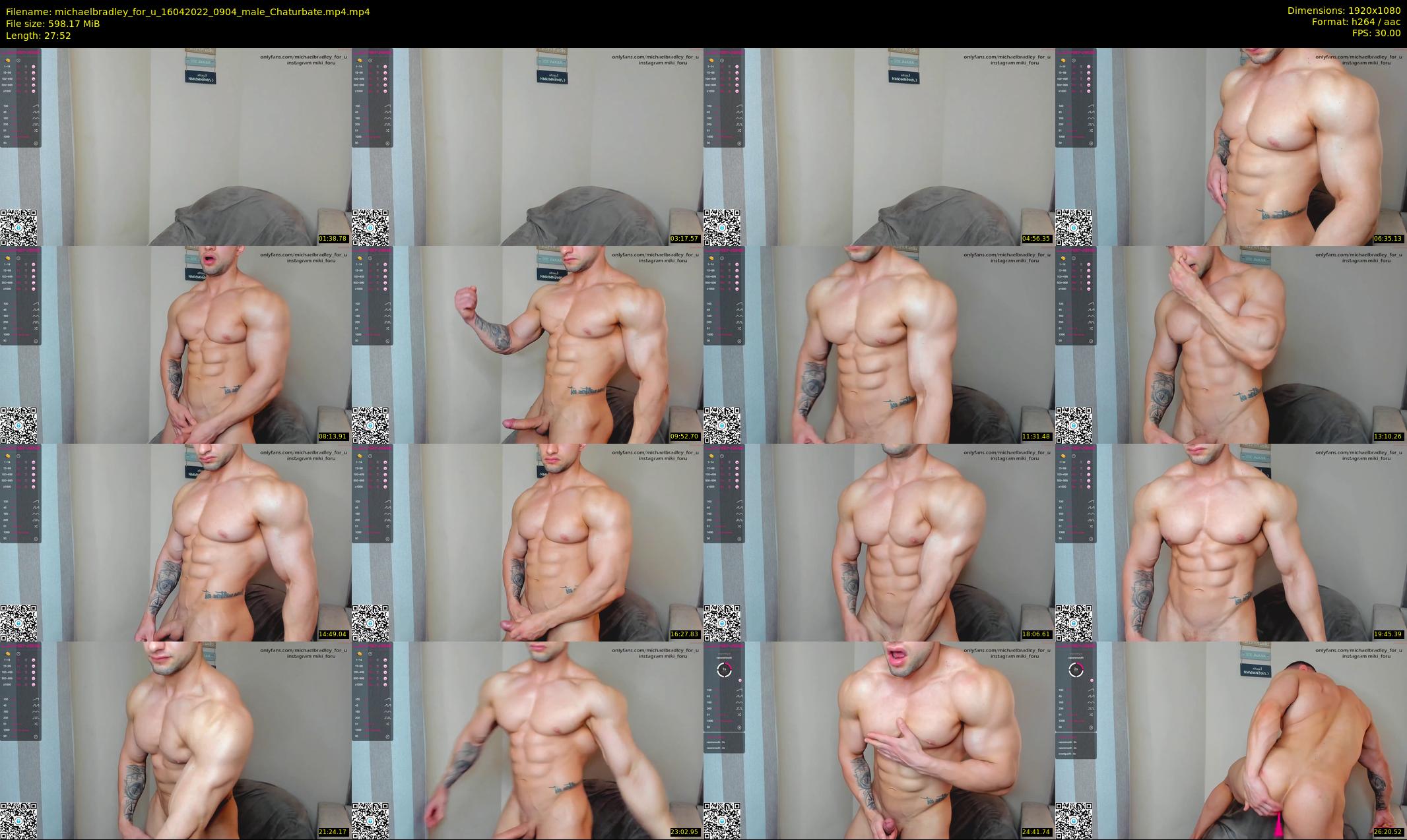 michaelbradley_for_u — 28 minute Chaturbate male cam show recording, 1080p, Apr 16, 2022