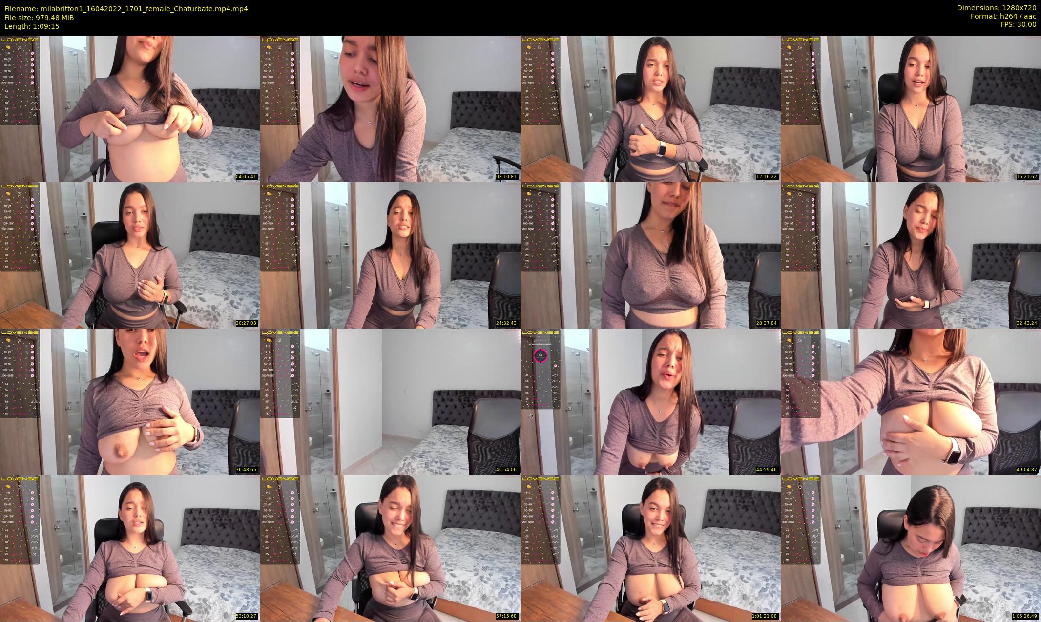 milabritton1 — 70 minute Chaturbate female cam show recording, 720p, Apr 16, 2022