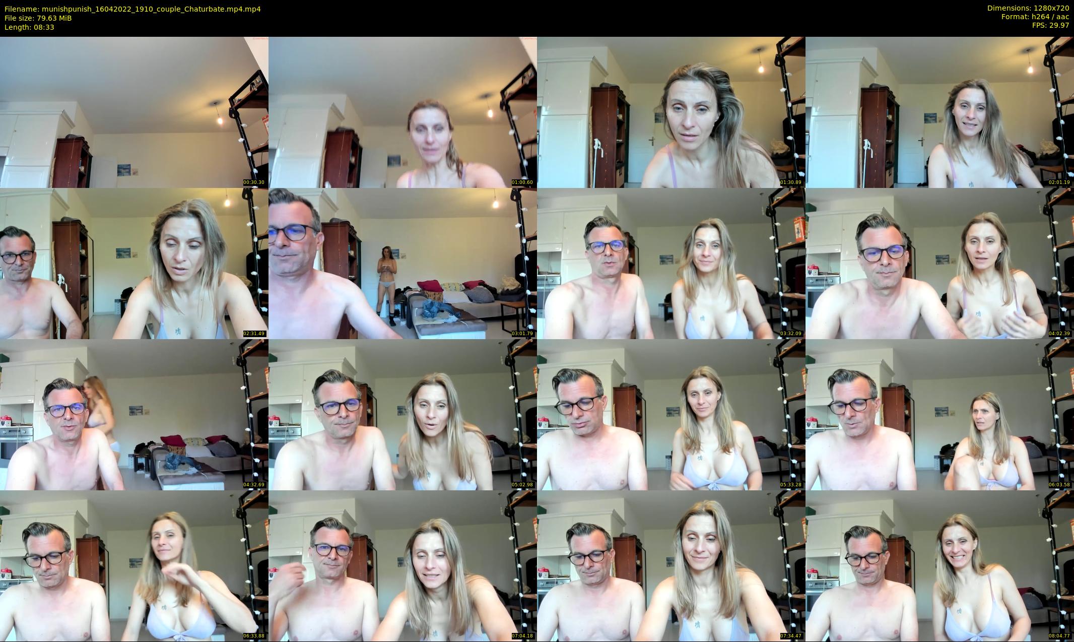 munishpunish — 9 minute Chaturbate couple cam show recording, 720p, Apr 16, 2022