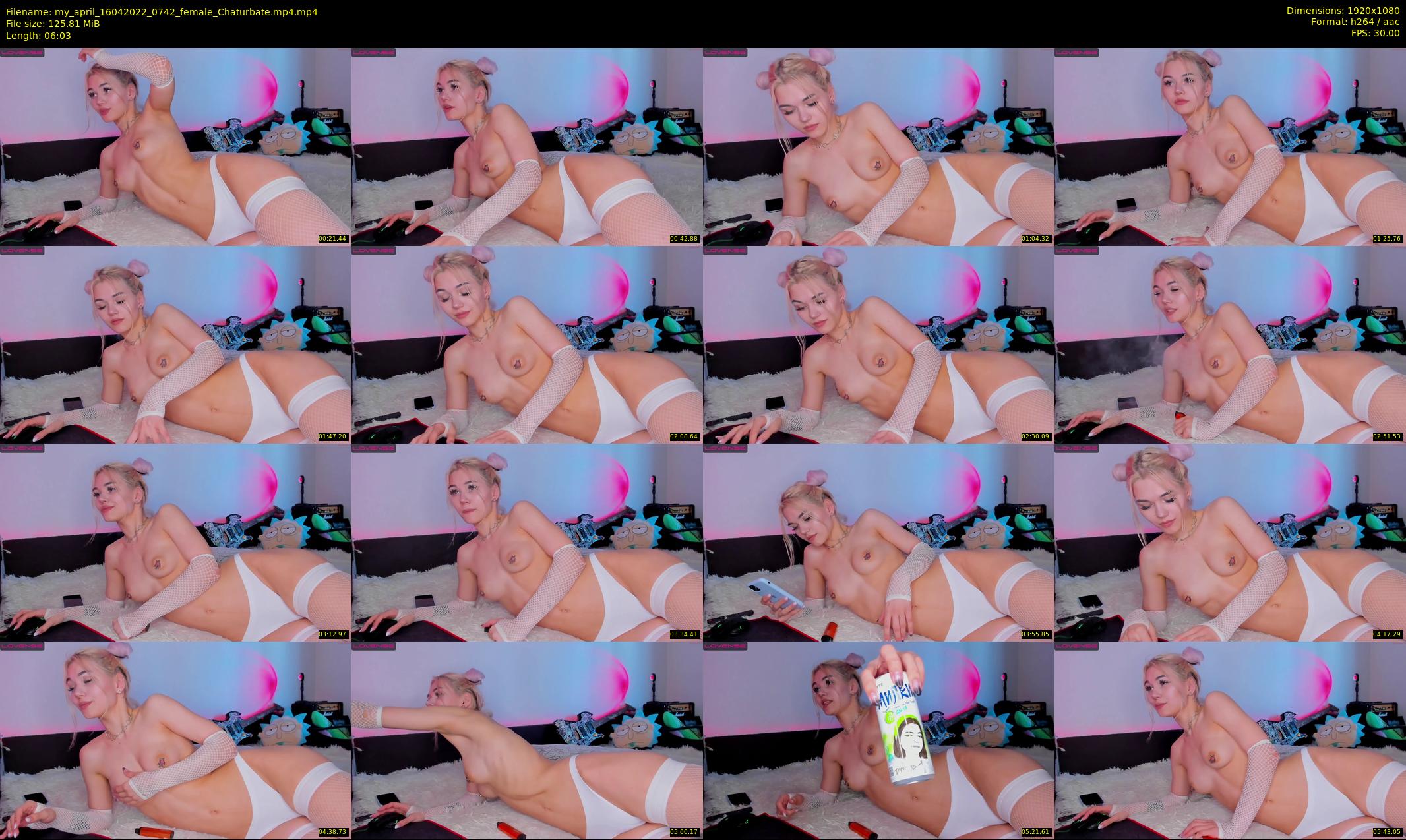 my_april — 7 minute Chaturbate female cam show recording, 1080p, Apr 16, 2022
