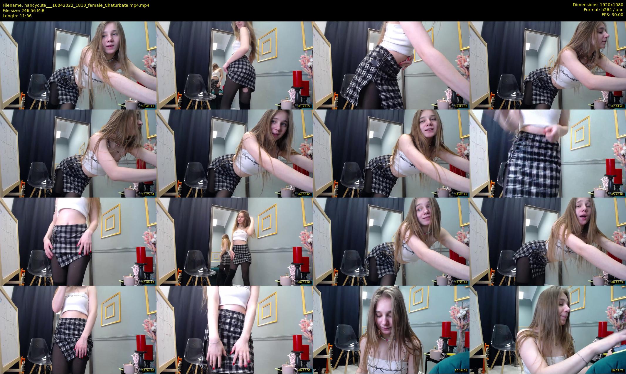 nancycute__ — 12 minute Chaturbate female cam show recording, 1080p, Apr 16, 2022