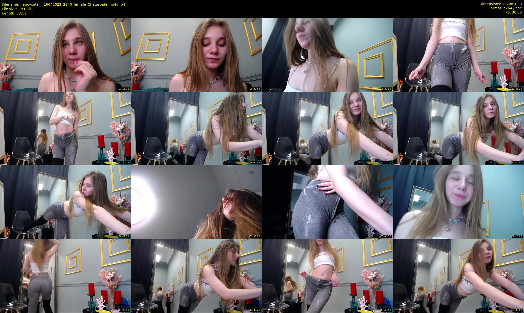 nancycute__ — 54 minute Chaturbate female cam show recording, 1080p, Apr 16, 2022