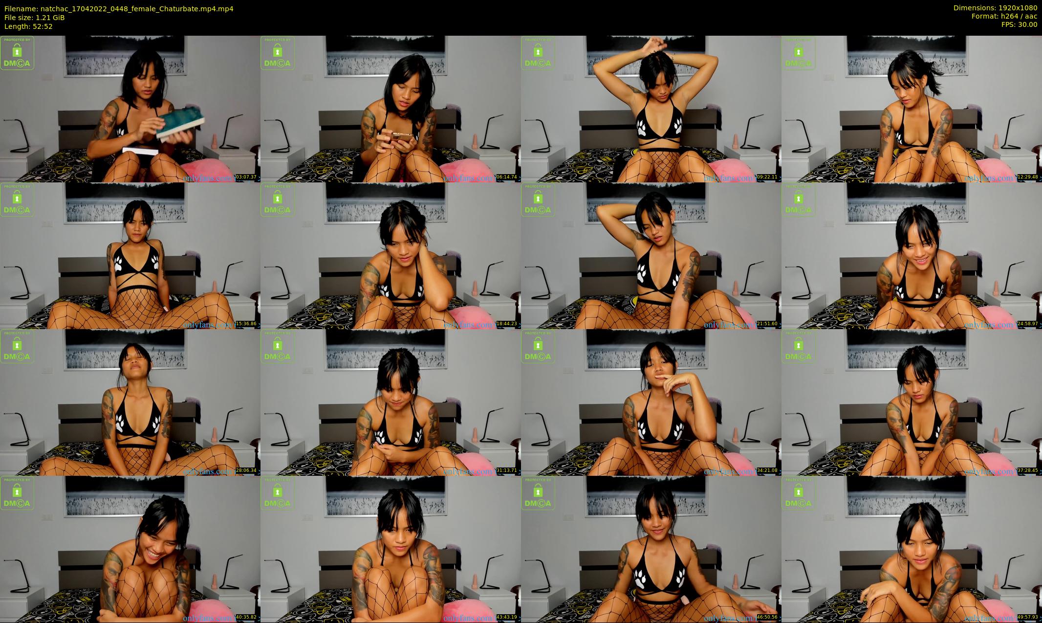 natchac — 53 minute Chaturbate female cam show recording, 1080p, Apr 17, 2022
