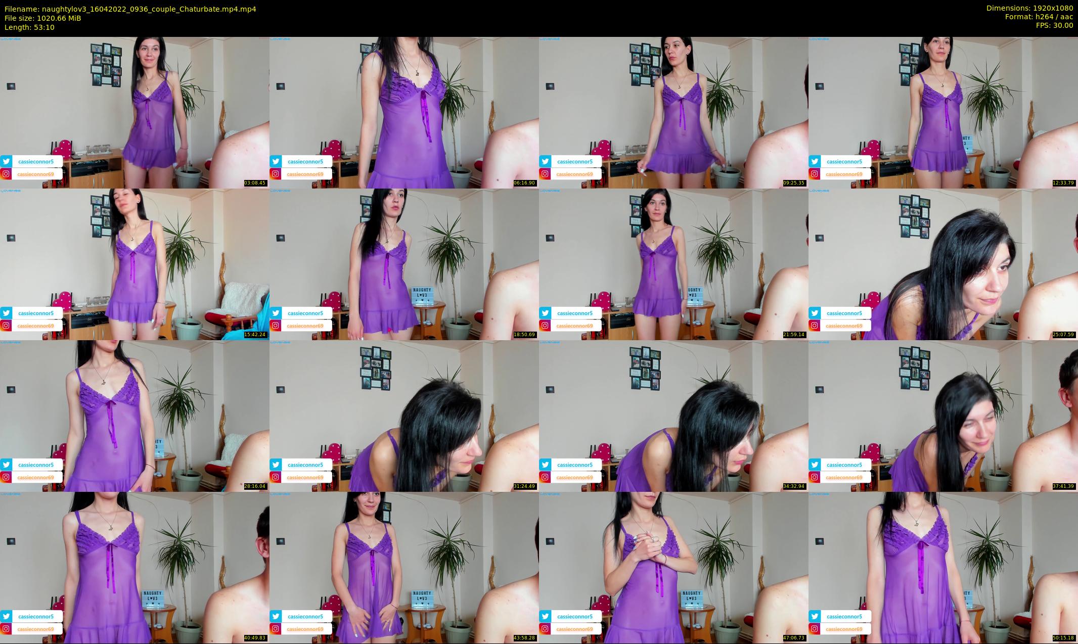 naughtylov3 — 54 minute Chaturbate couple cam show recording, 1080p, Apr 16, 2022