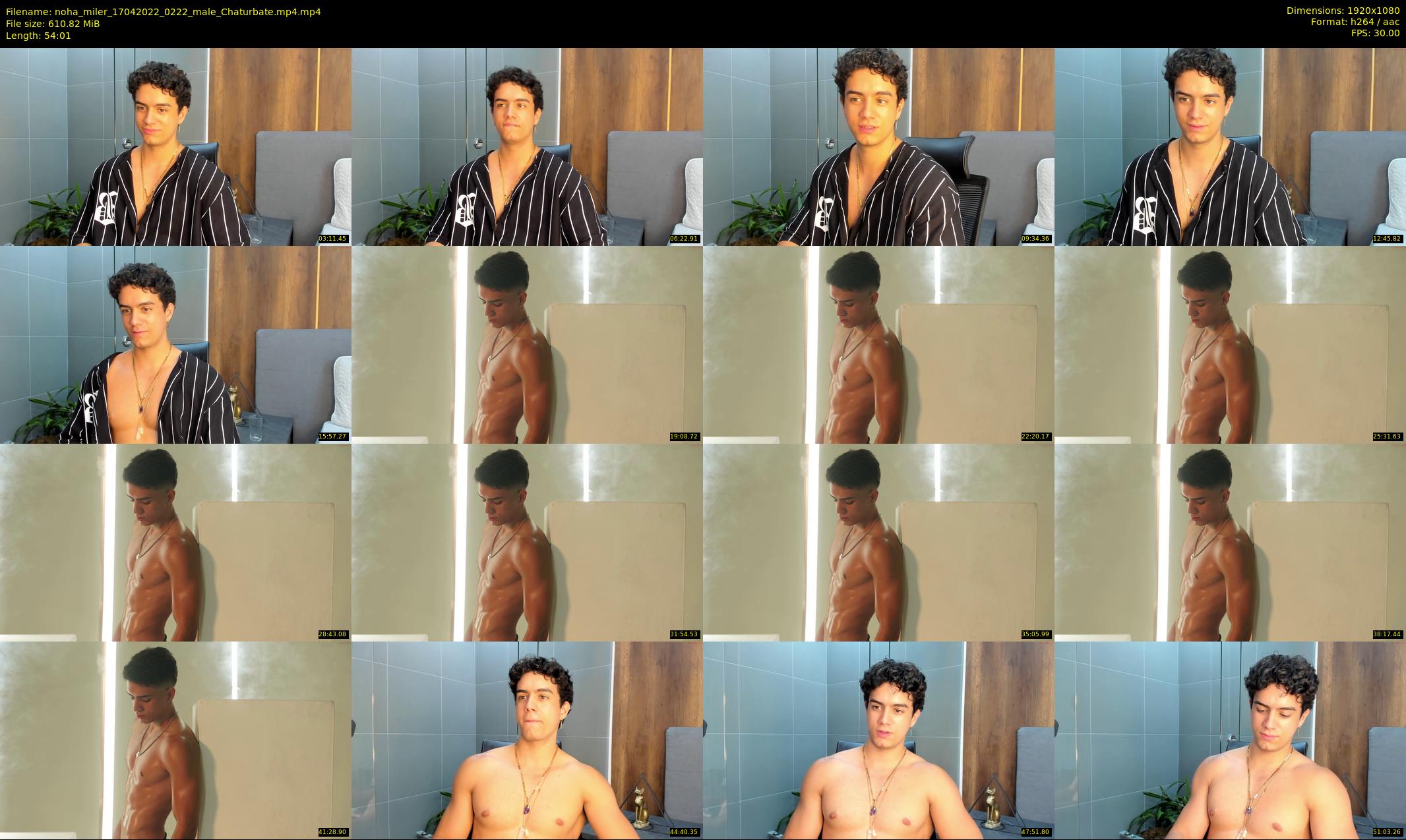 noha_miler — 55 minute Chaturbate male cam show recording, 1080p, Apr 17, 2022