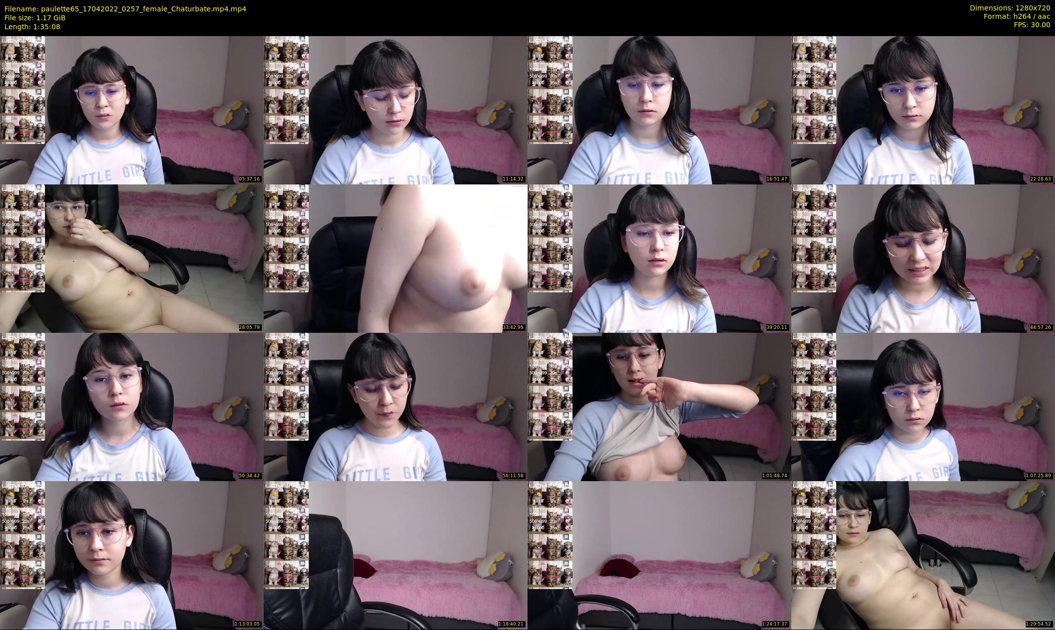 paulette65 — 96 minute Chaturbate female cam show recording, 720p, Apr 17, 2022