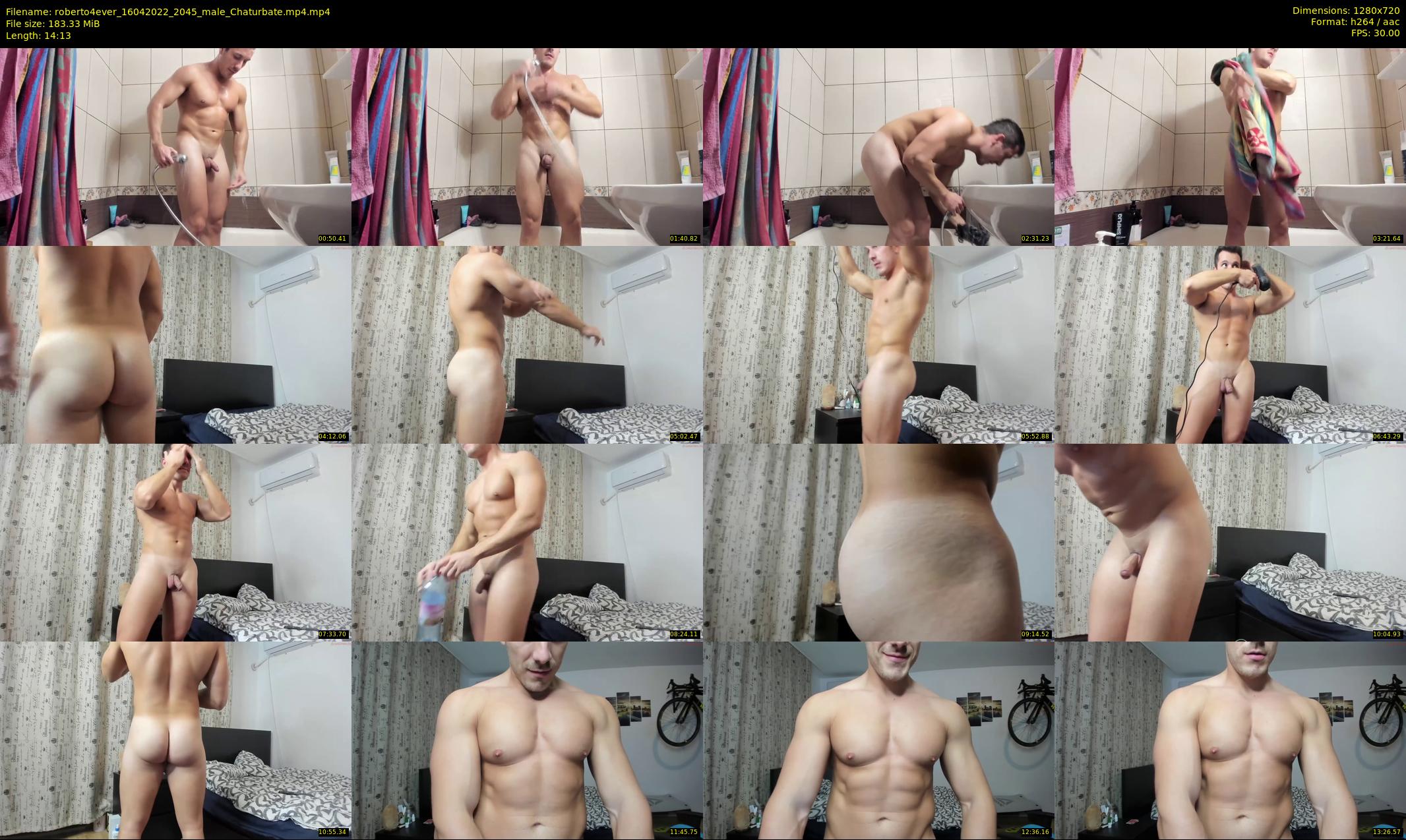roberto4ever — 15 minute Chaturbate male cam show recording, 720p, Apr 16, 2022