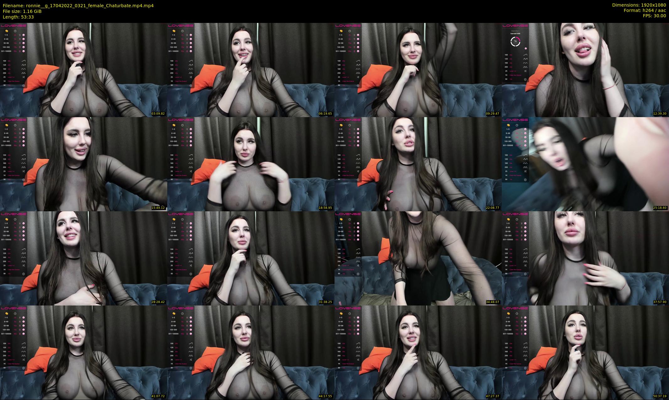 ronnie__g — 54 minute Chaturbate female cam show recording, 1080p, Apr 17, 2022