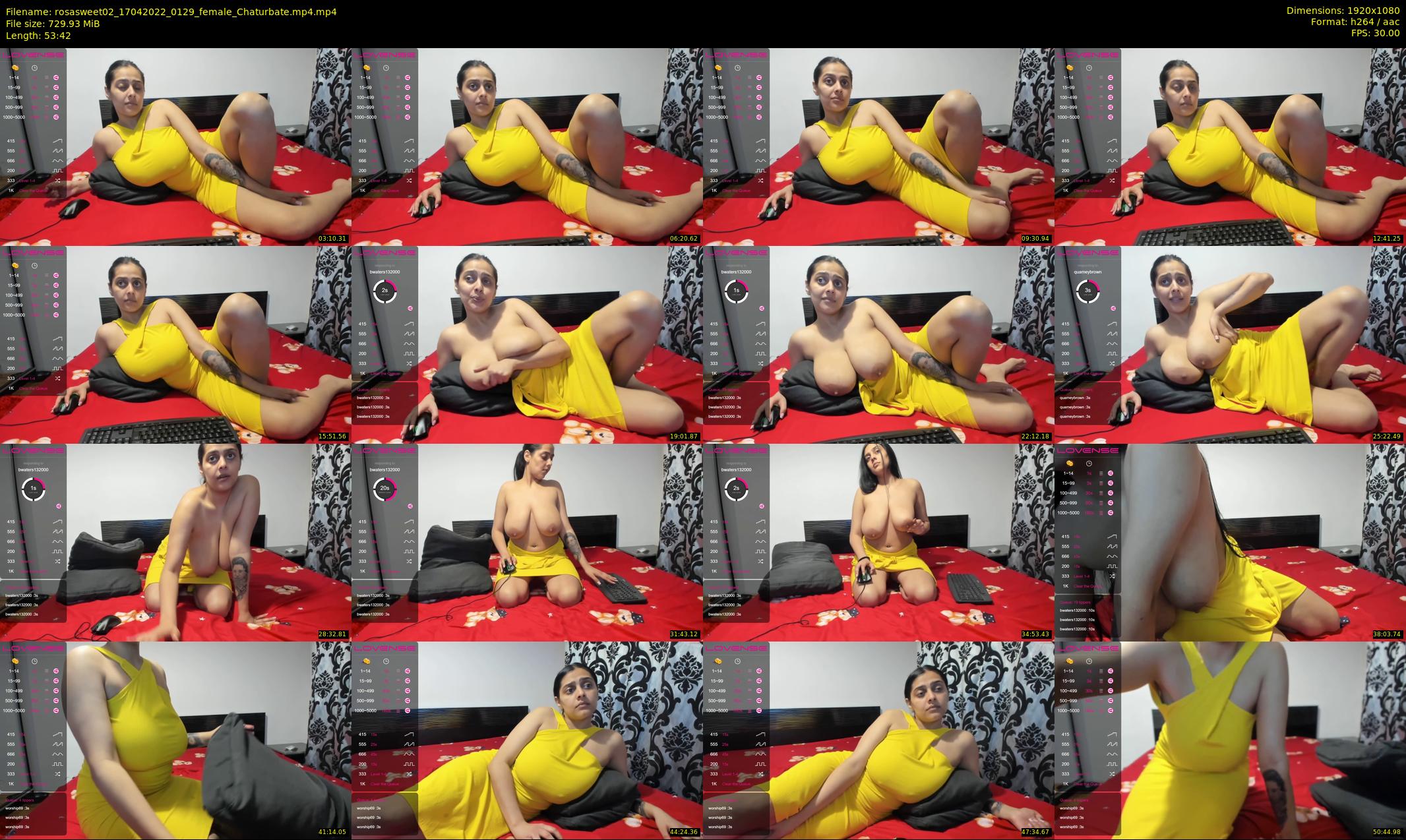 rosasweet02 — 54 minute Chaturbate female cam show recording, 1080p, Apr 17, 2022