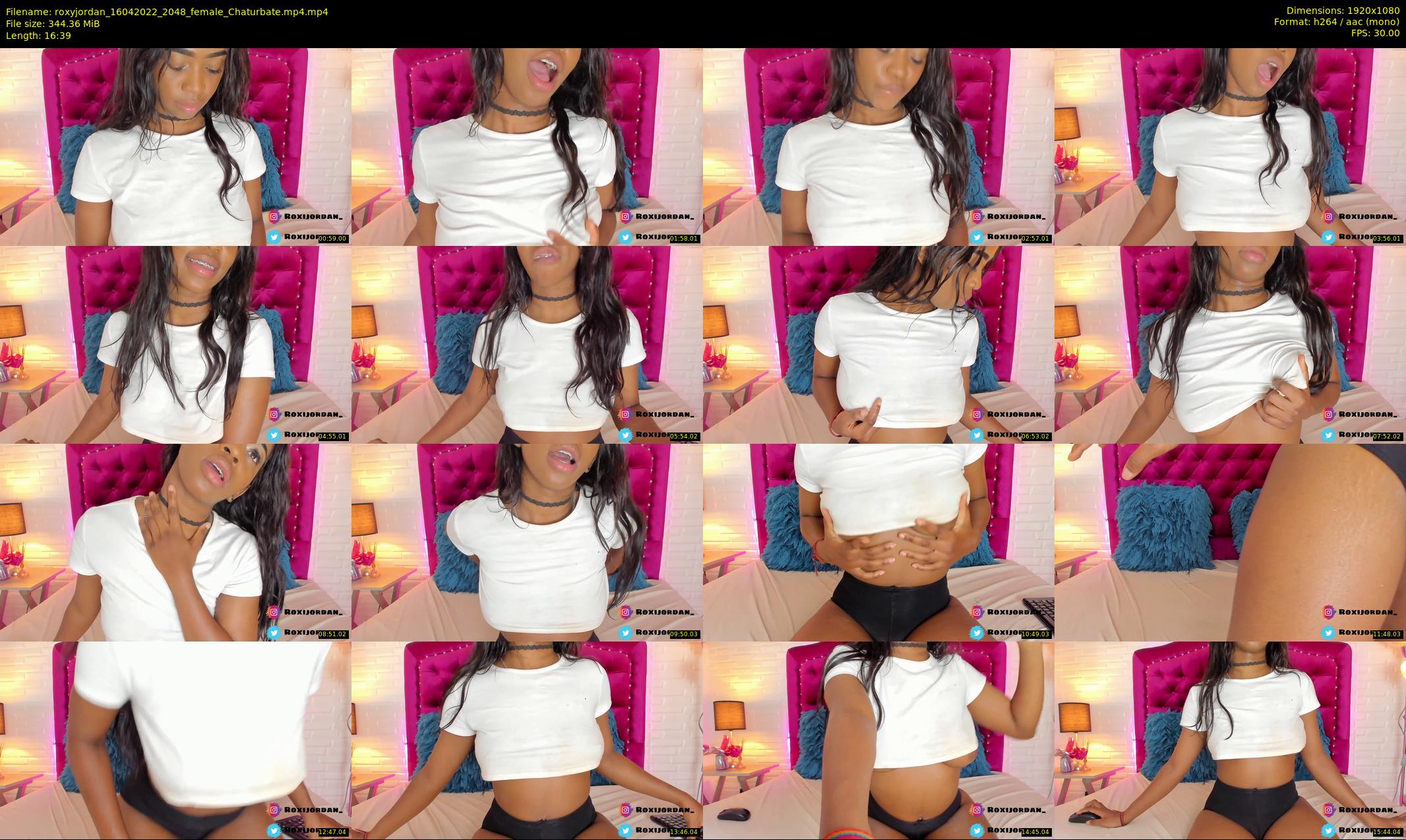 roxyjordan — 17 minute Chaturbate female cam show recording, 1080p, Apr 16, 2022