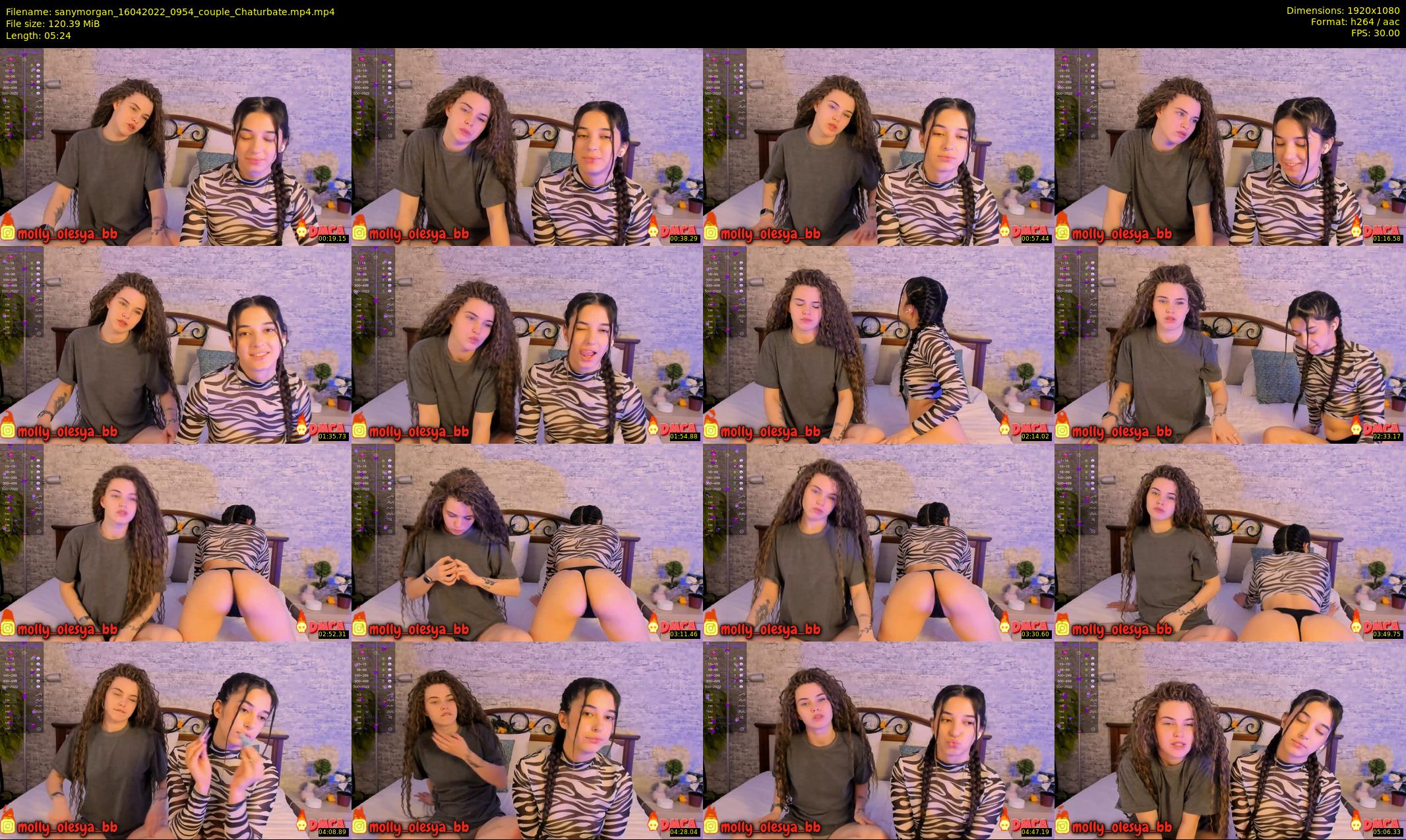 sanymorgan — 6 minute Chaturbate couple cam show recording, 1080p, Apr 16, 2022