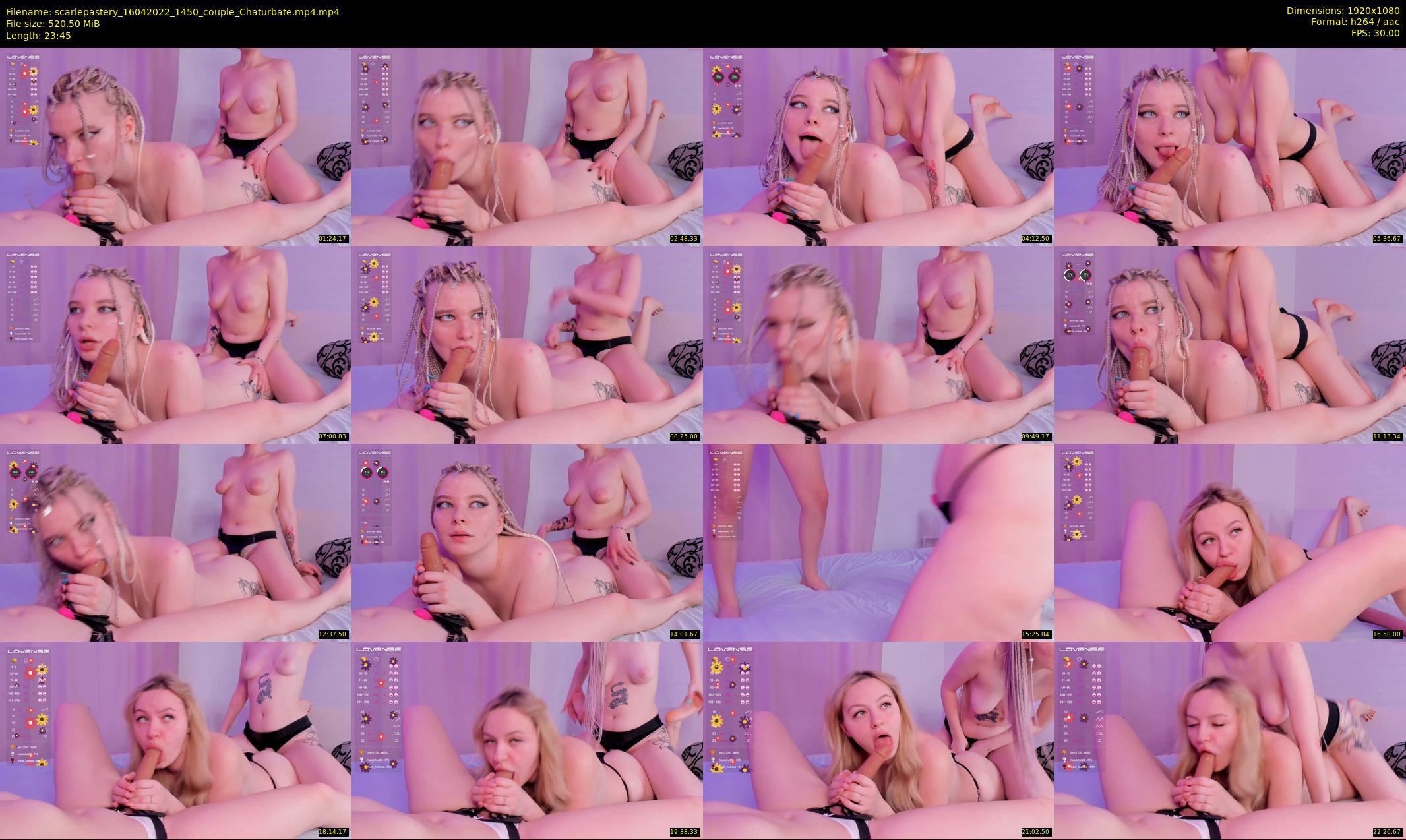 scarlepastery — 24 minute Chaturbate couple cam show recording, 1080p, Apr 16, 2022