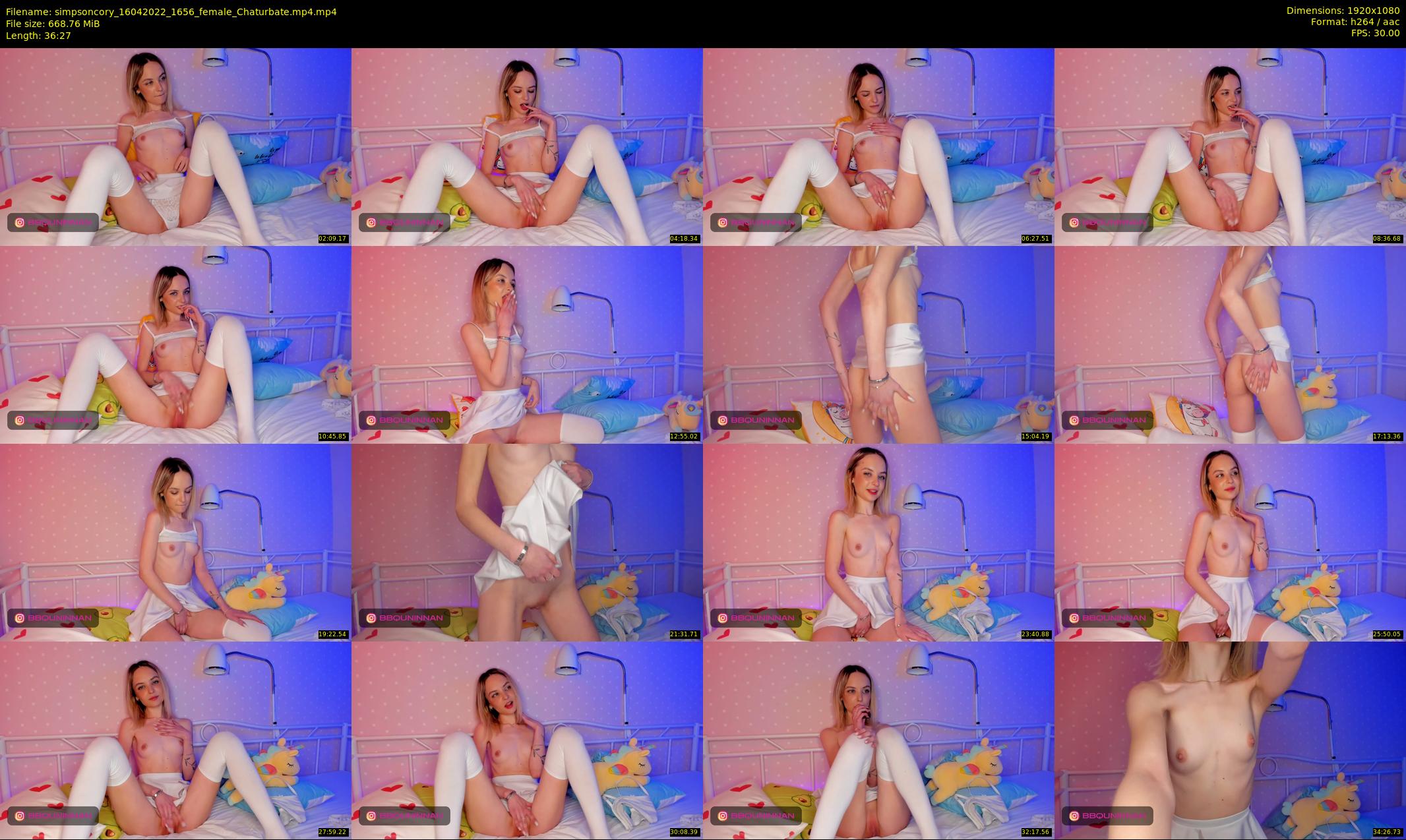 simpsoncory — 37 minute Chaturbate female cam show recording, 1080p, Apr 16, 2022