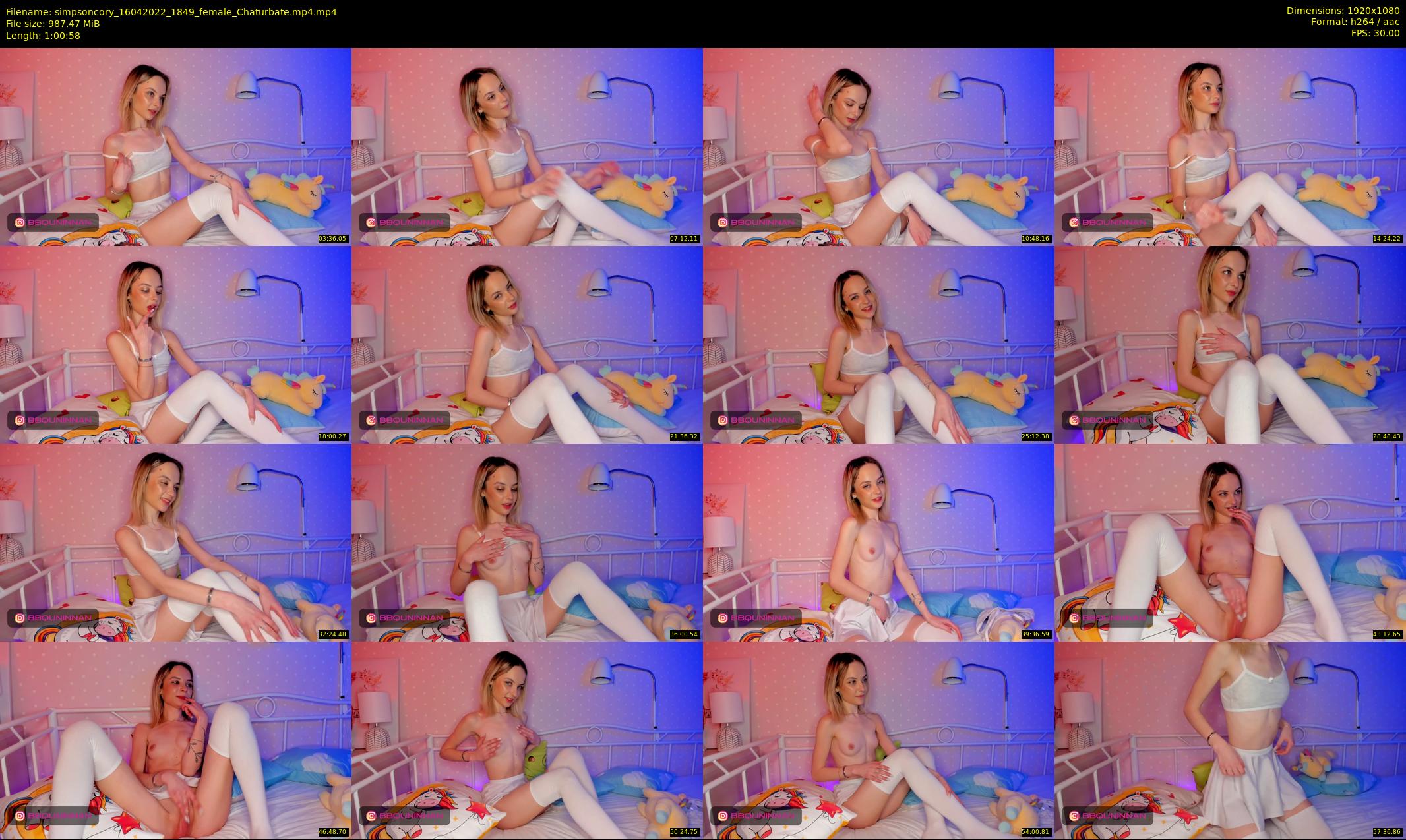 simpsoncory — 61 minute Chaturbate female cam show recording, 1080p, Apr 16, 2022