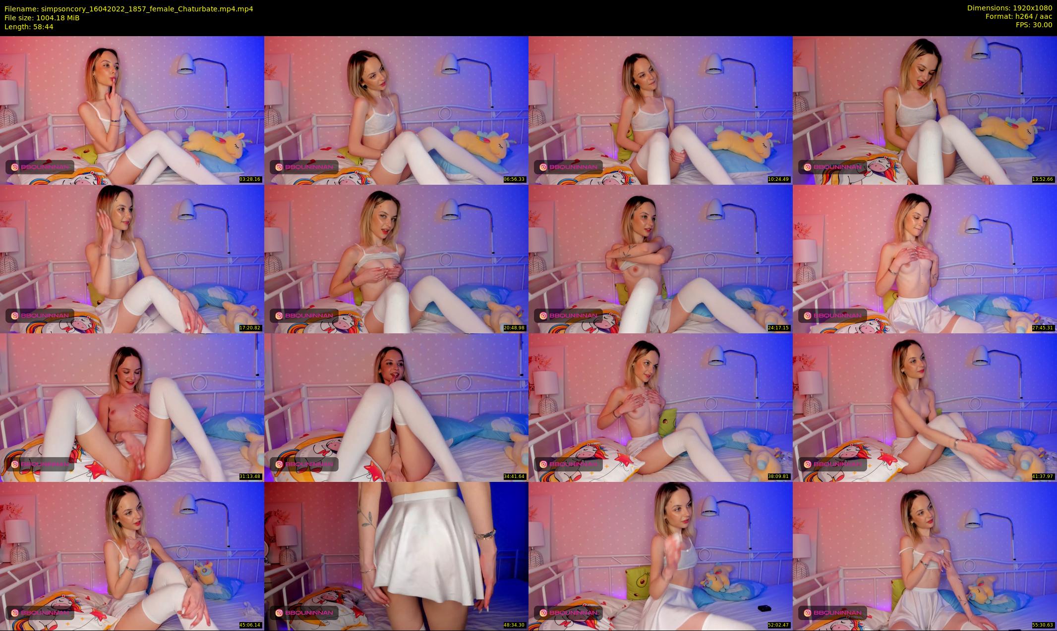 simpsoncory — 59 minute Chaturbate female cam show recording, 1080p, Apr 16, 2022