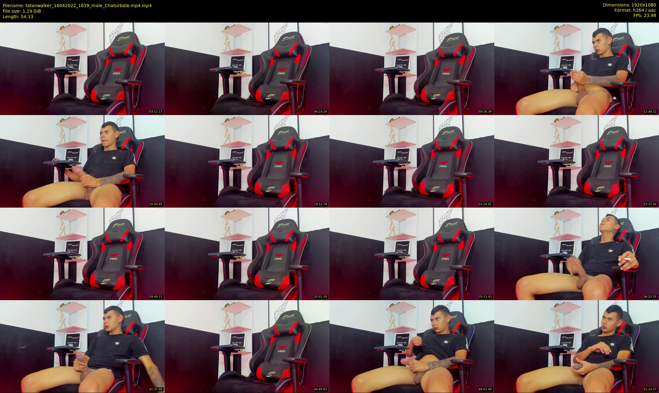 tatanwalker — 55 minute Chaturbate male cam show recording, 1080p, Apr 16, 2022