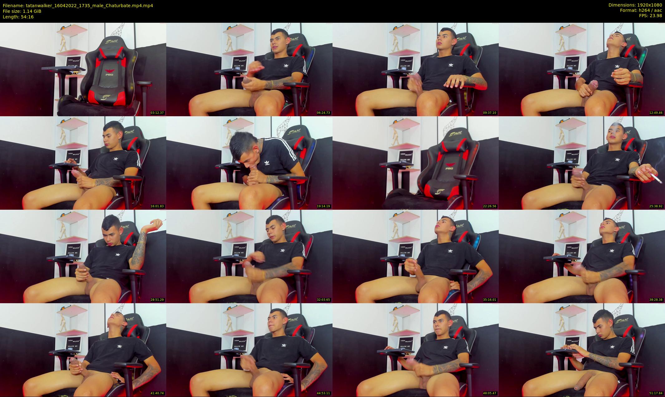 tatanwalker — 55 minute Chaturbate male cam show recording, 1080p, Apr 16, 2022