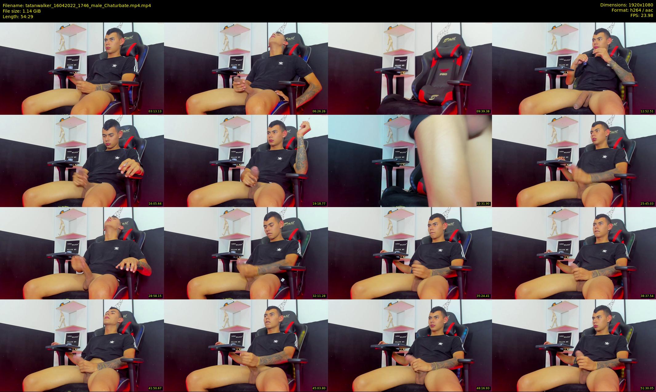 tatanwalker — 55 minute Chaturbate male cam show recording, 1080p, Apr 16, 2022