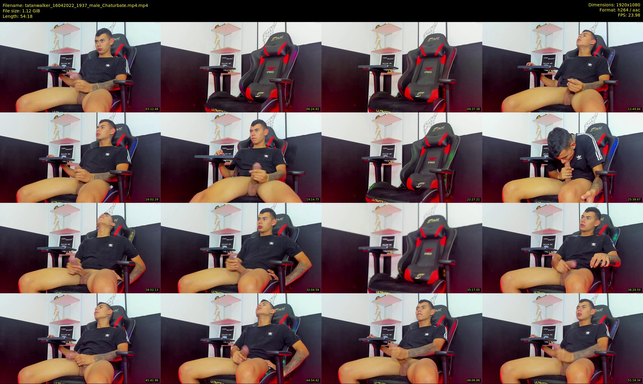 tatanwalker — 55 minute Chaturbate male cam show recording, 1080p, Apr 16, 2022