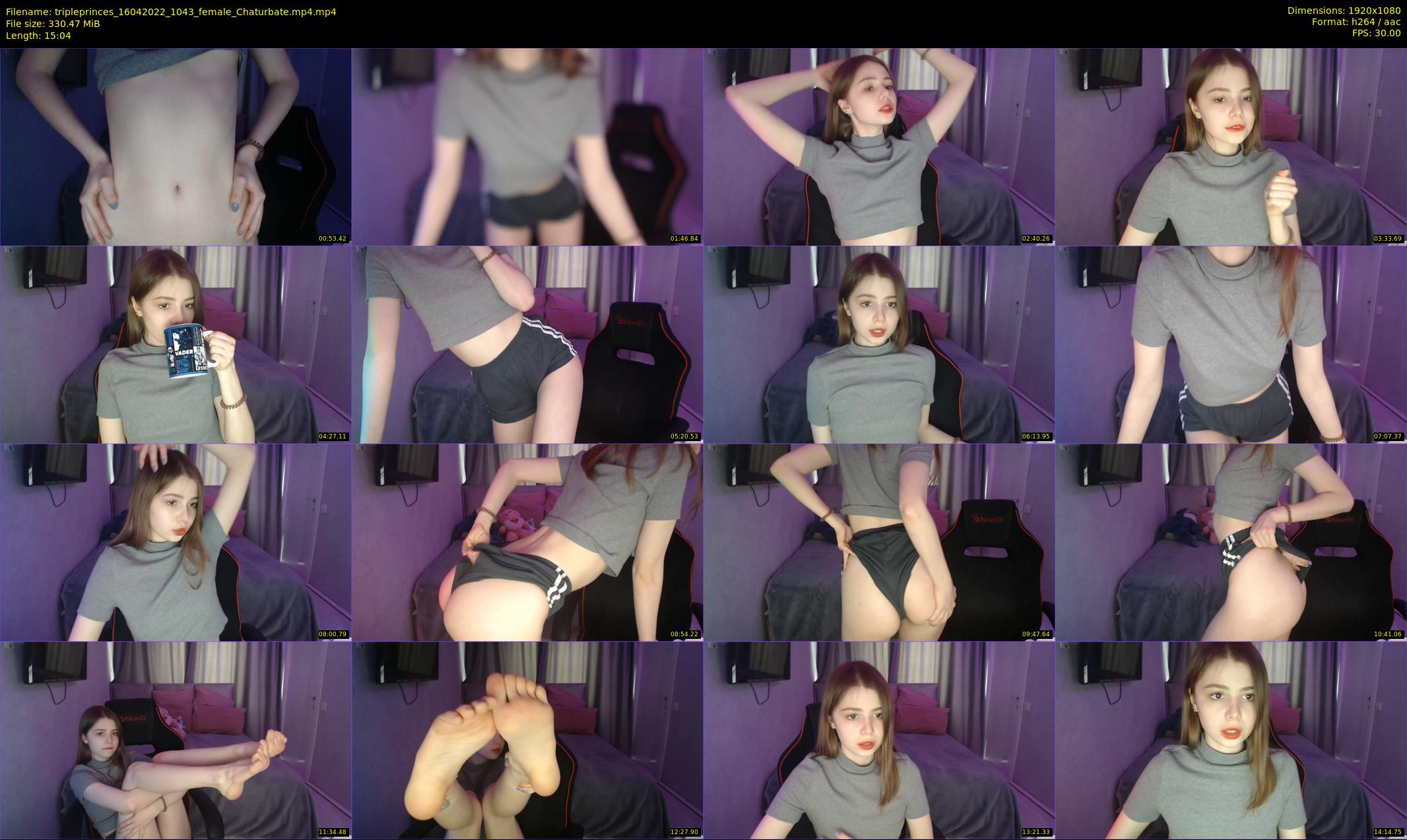 tripleprinces — 16 minute Chaturbate female cam show recording, 1080p, Apr 16, 2022