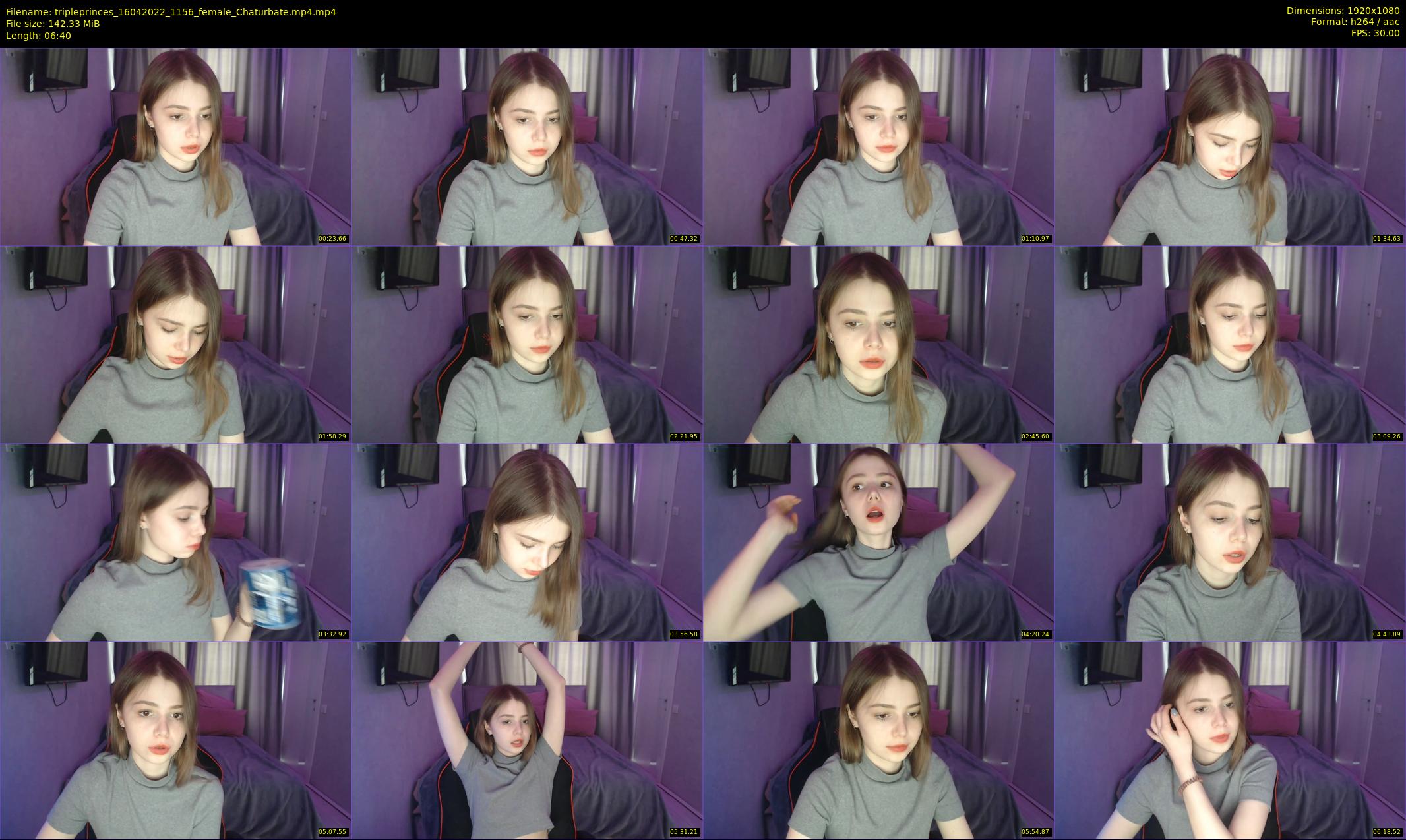 tripleprinces — 7 minute Chaturbate female cam show recording, 1080p, Apr 16, 2022