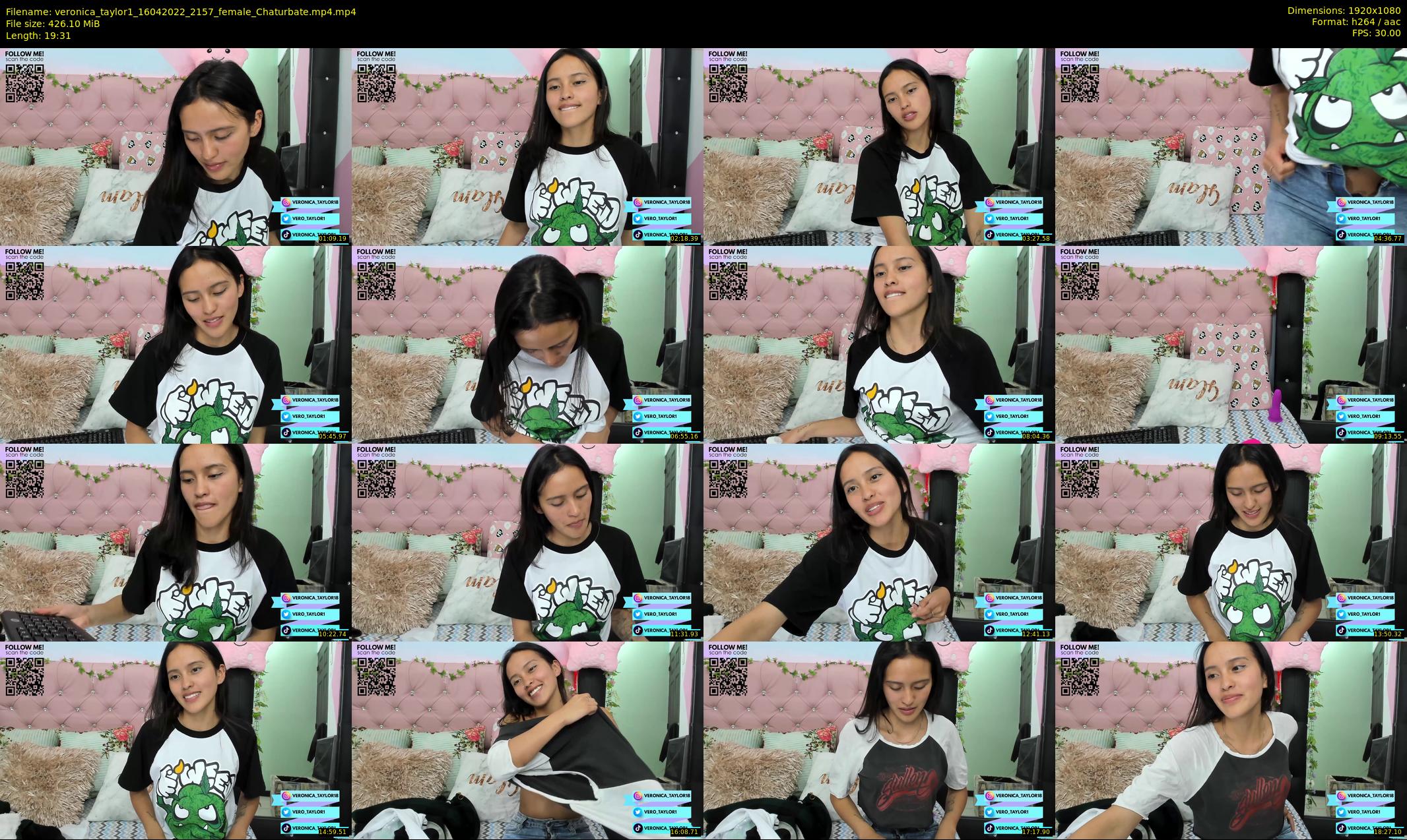 veronica_taylor1 — 20 minute Chaturbate female cam show recording, 1080p, Apr 16, 2022