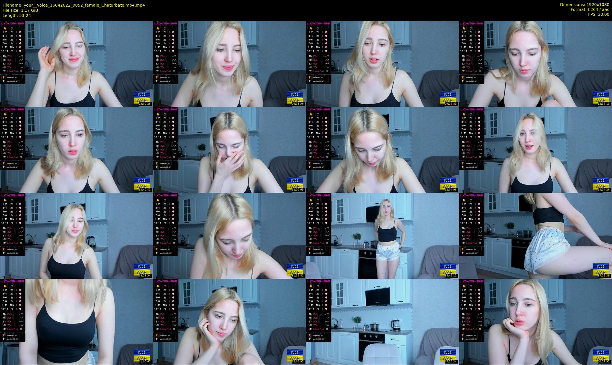 your__voice — 54 minute Chaturbate female cam show recording, 1080p, Apr 16, 2022