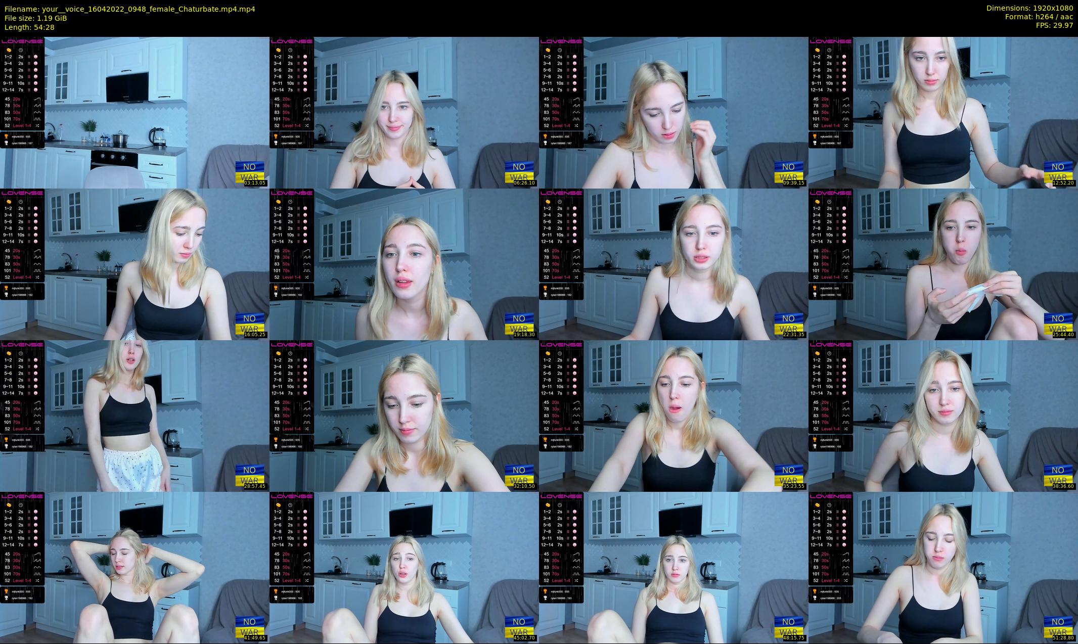 your__voice — 55 minute Chaturbate female cam show recording, 1080p, Apr 16, 2022
