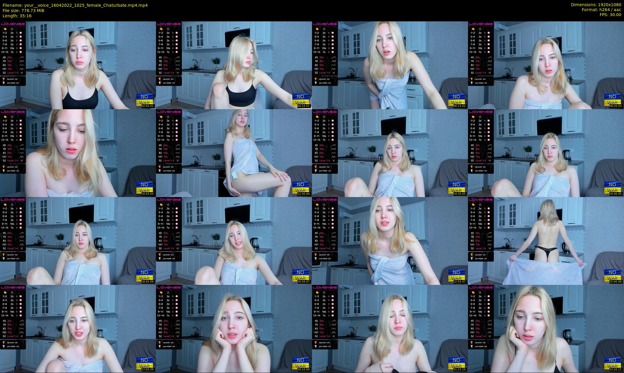 your__voice — 36 minute Chaturbate female cam show recording, 1080p, Apr 16, 2022