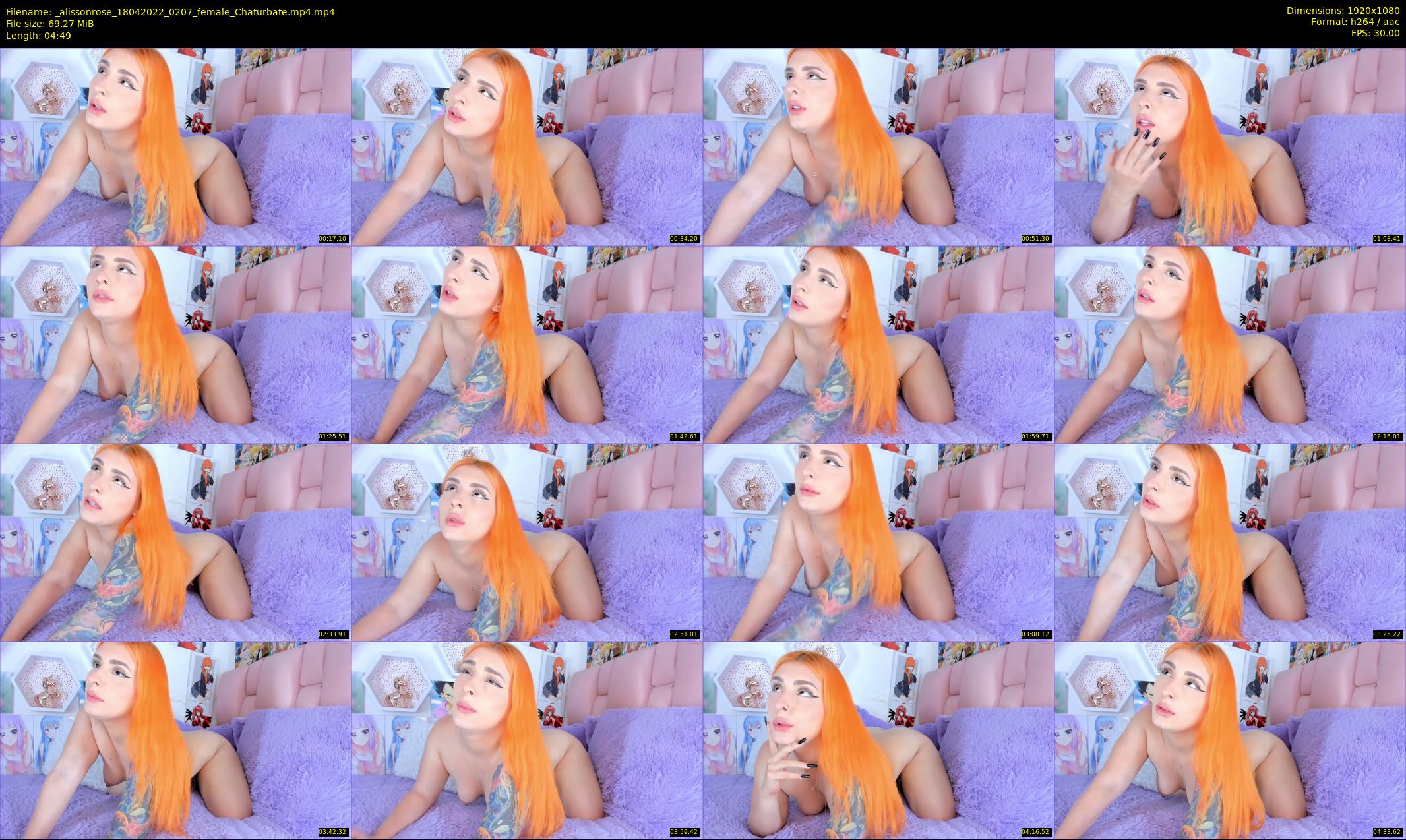_alissonrose — 5 minute Chaturbate female cam show recording, 1080p, Apr 18, 2022