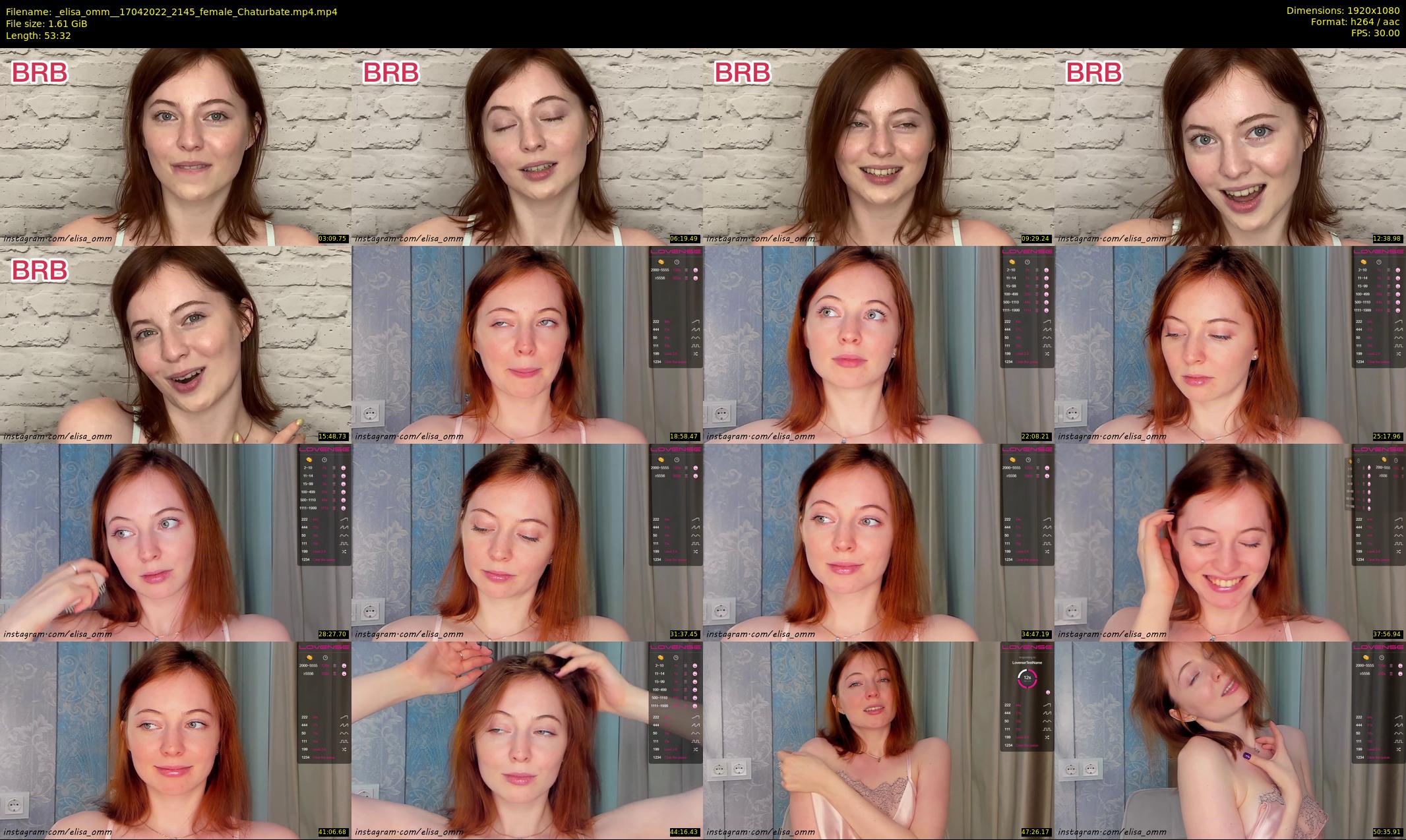_elisa_omm_ — 54 minute Chaturbate female cam show recording, 1080p, Apr 17, 2022