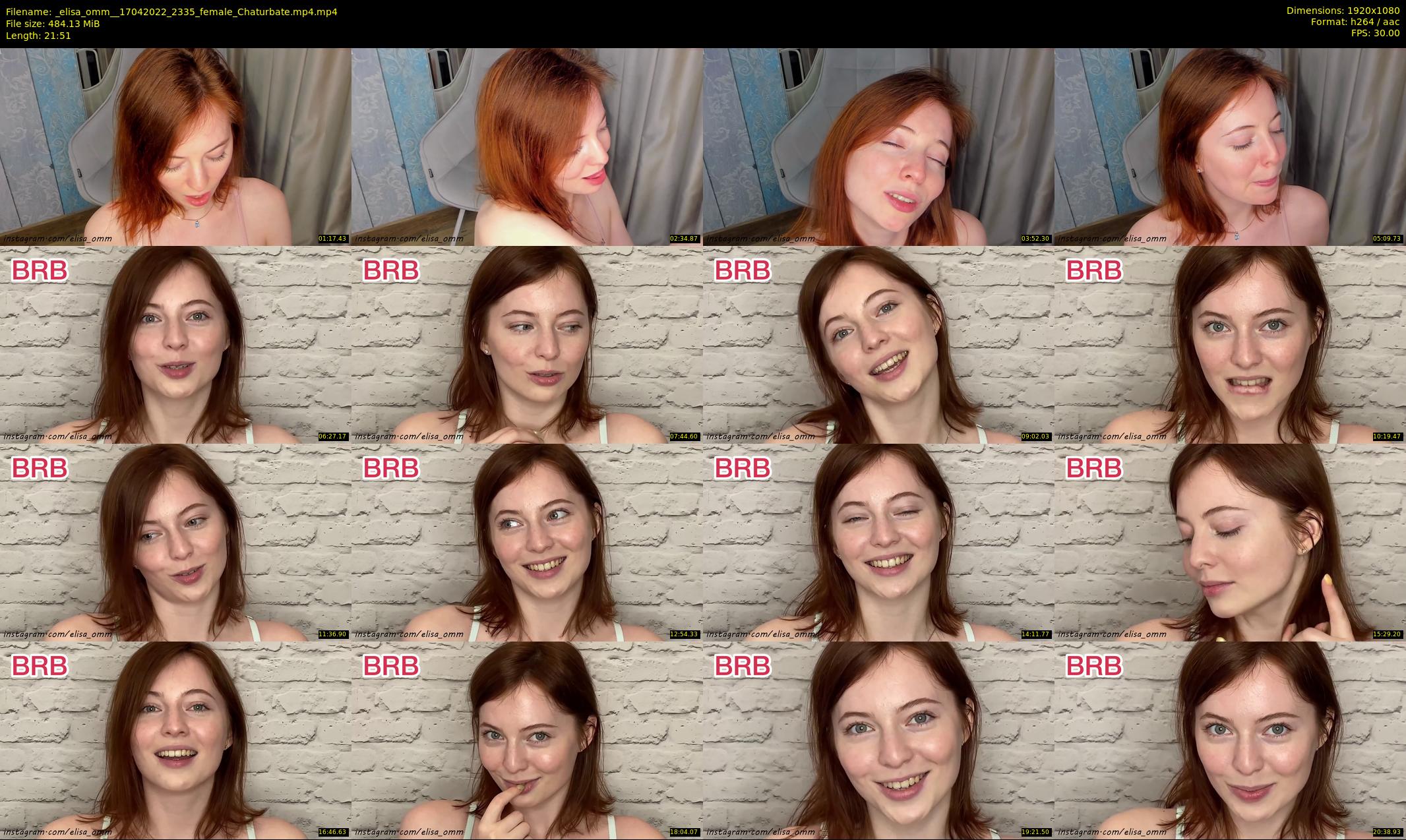 _elisa_omm_ — 22 minute Chaturbate female cam show recording, 1080p, Apr 17, 2022