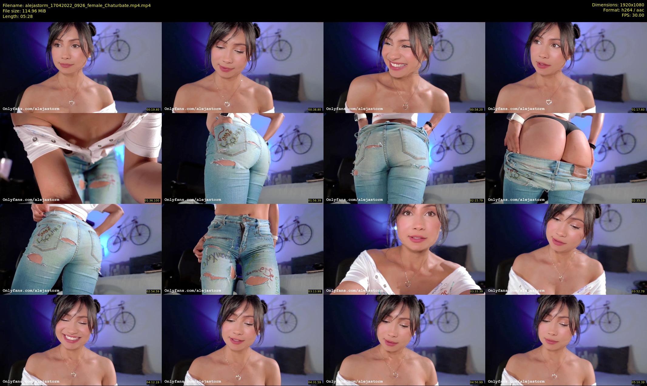 alejastorm — 6 minute Chaturbate female cam show recording, 1080p, Apr 17, 2022