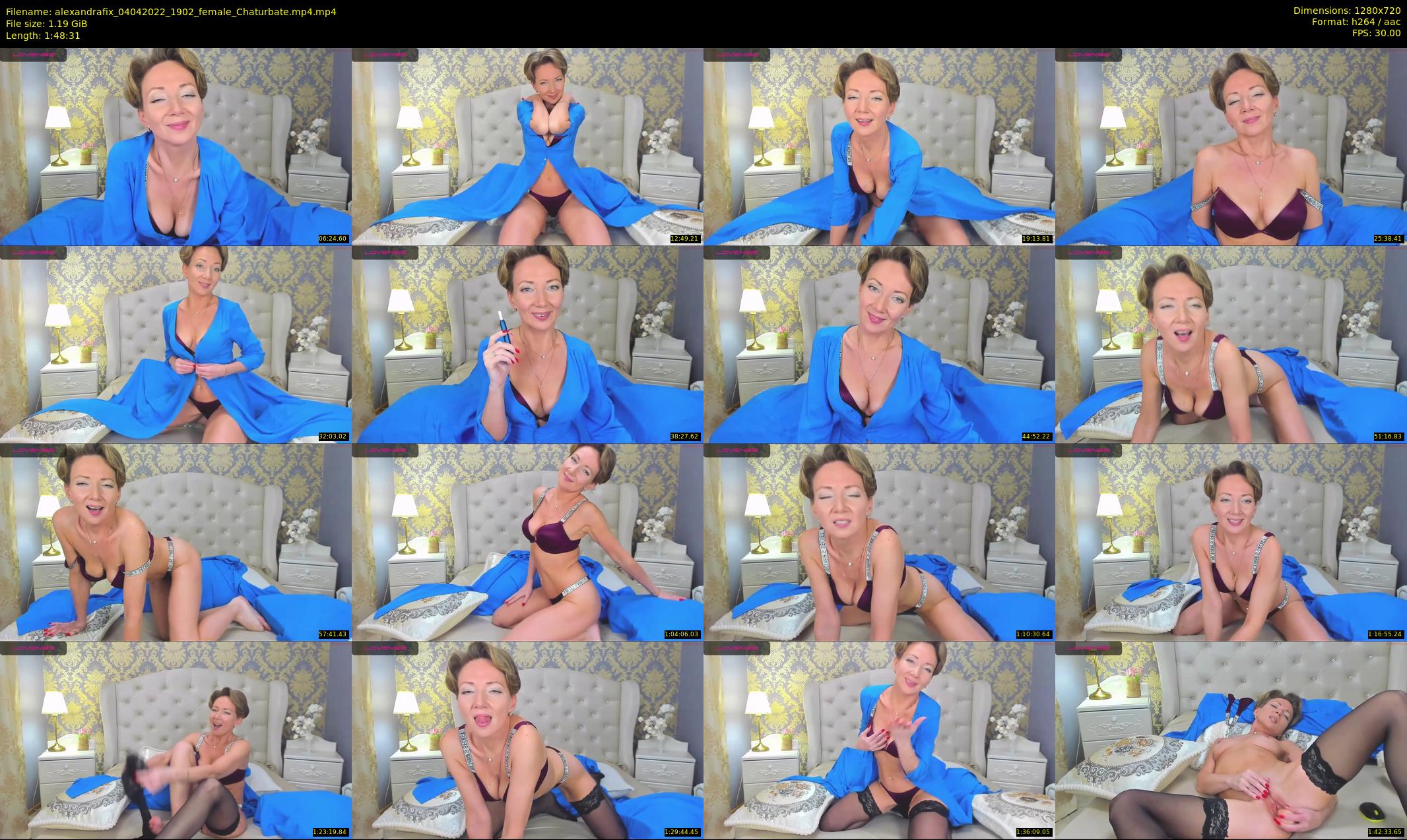 alexandrafix — 109 minute Chaturbate female cam show recording, 720p, Apr 4, 2022