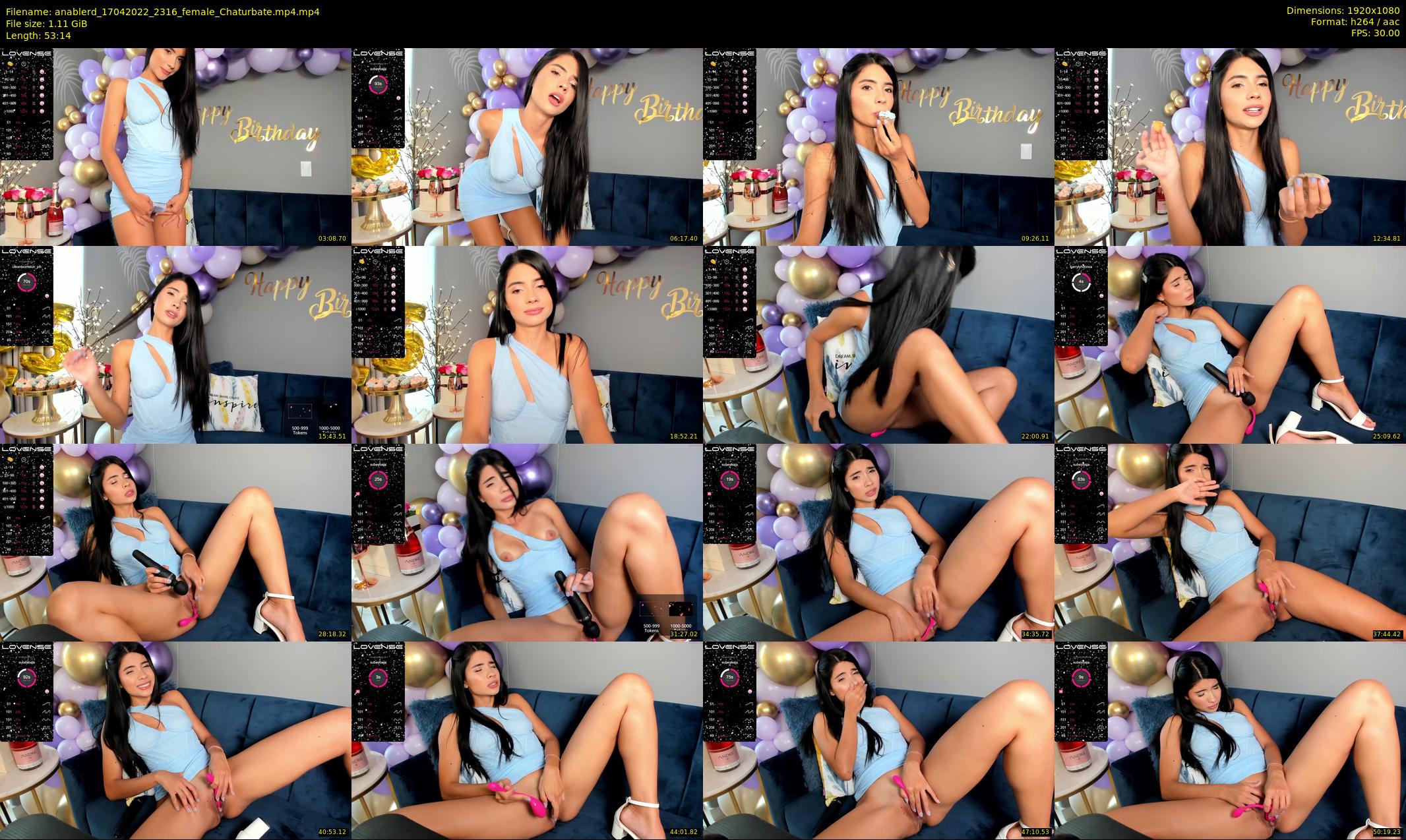 anablerd — 54 minute Chaturbate female cam show recording, 1080p, Apr 17, 2022