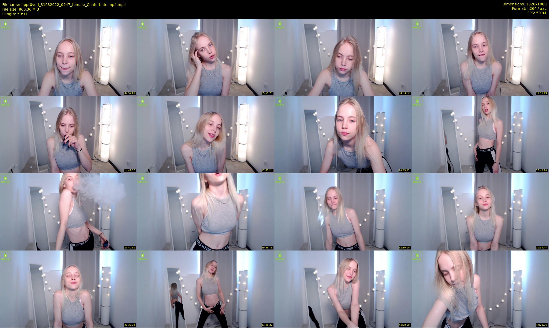 appr0ved — 51 minute Chaturbate female cam show recording, 1080p, Mar 31, 2022