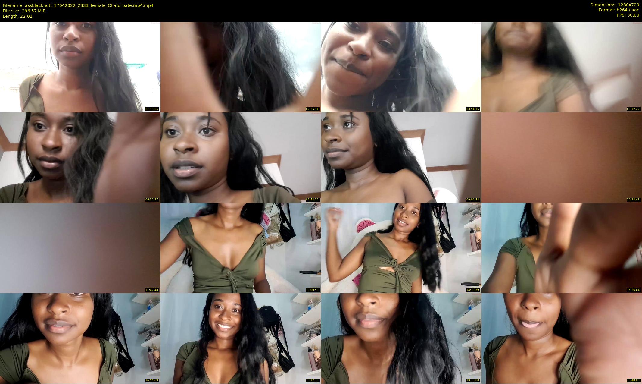 assblackhott — 23 minute Chaturbate female cam show recording, 720p, Apr 17, 2022