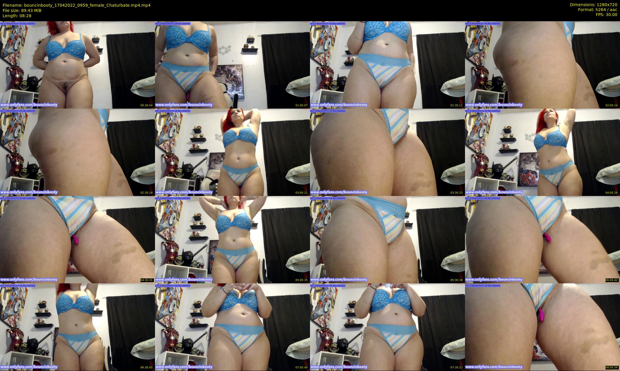 bouncinbooty — 9 minute Chaturbate female cam show recording, 720p, Apr 17, 2022