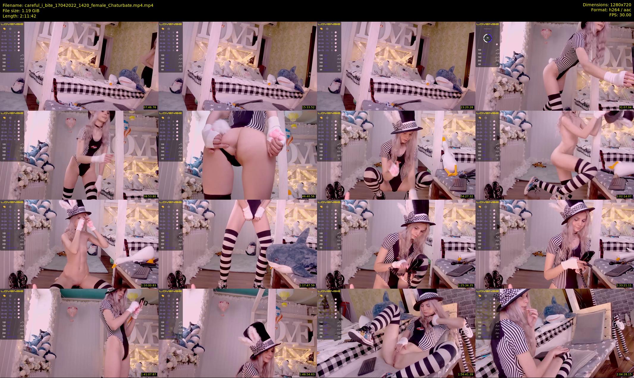 careful_i_bite — 132 minute Chaturbate female cam show recording, 720p, Apr 17, 2022