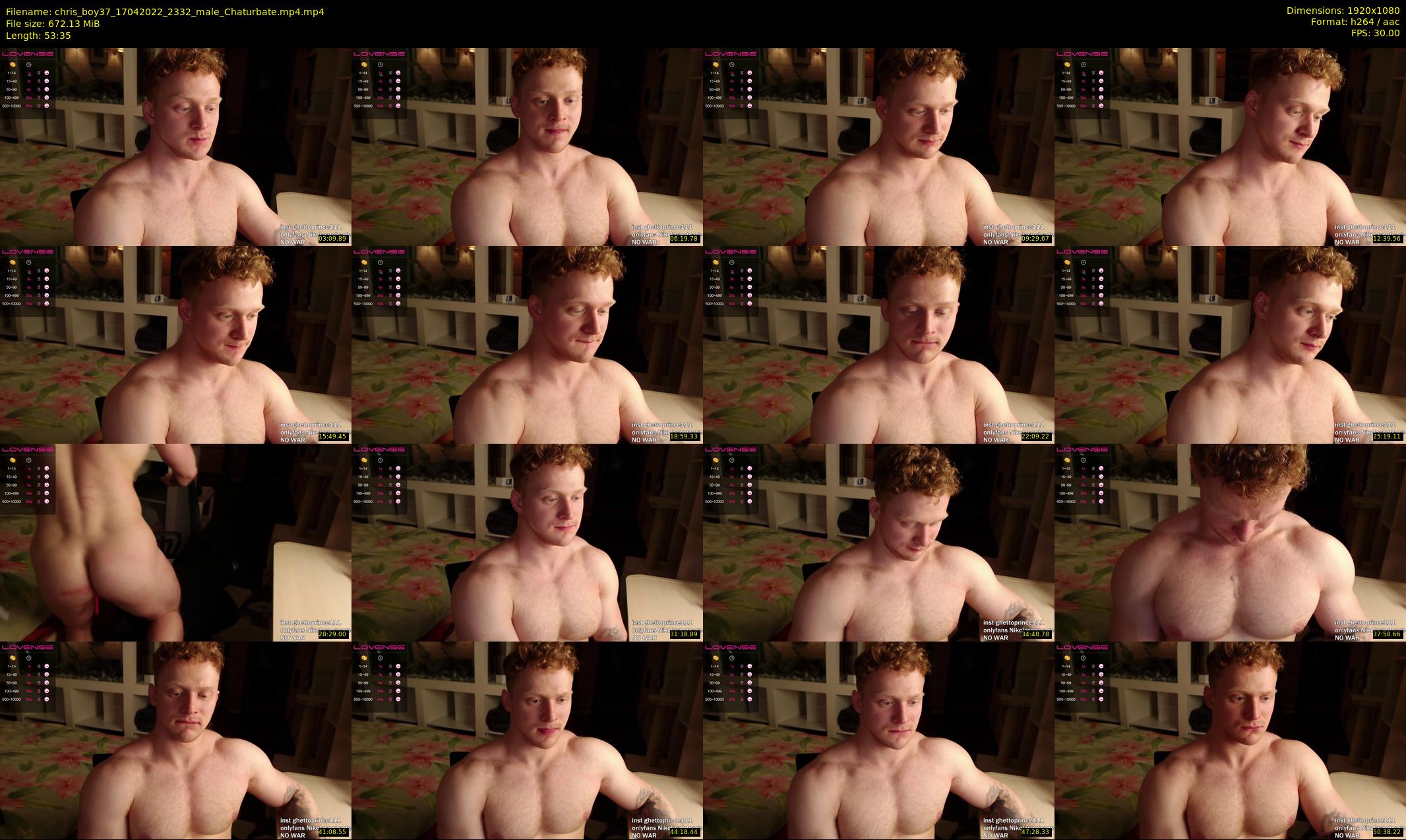 chris_boy37 — 54 minute Chaturbate male cam show recording, 1080p, Apr 17, 2022