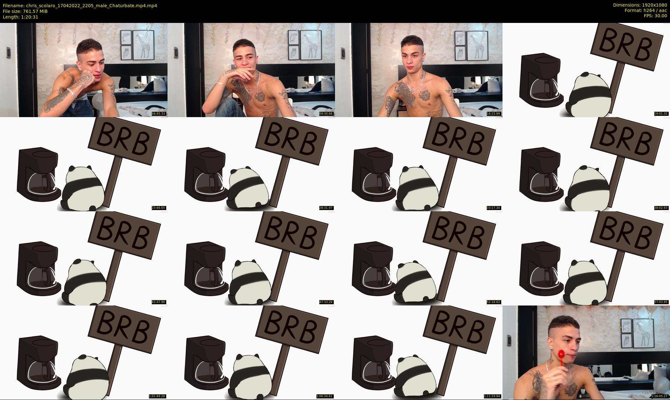 chris_scolaro — 81 minute Chaturbate male cam show recording, 1080p, Apr 17, 2022