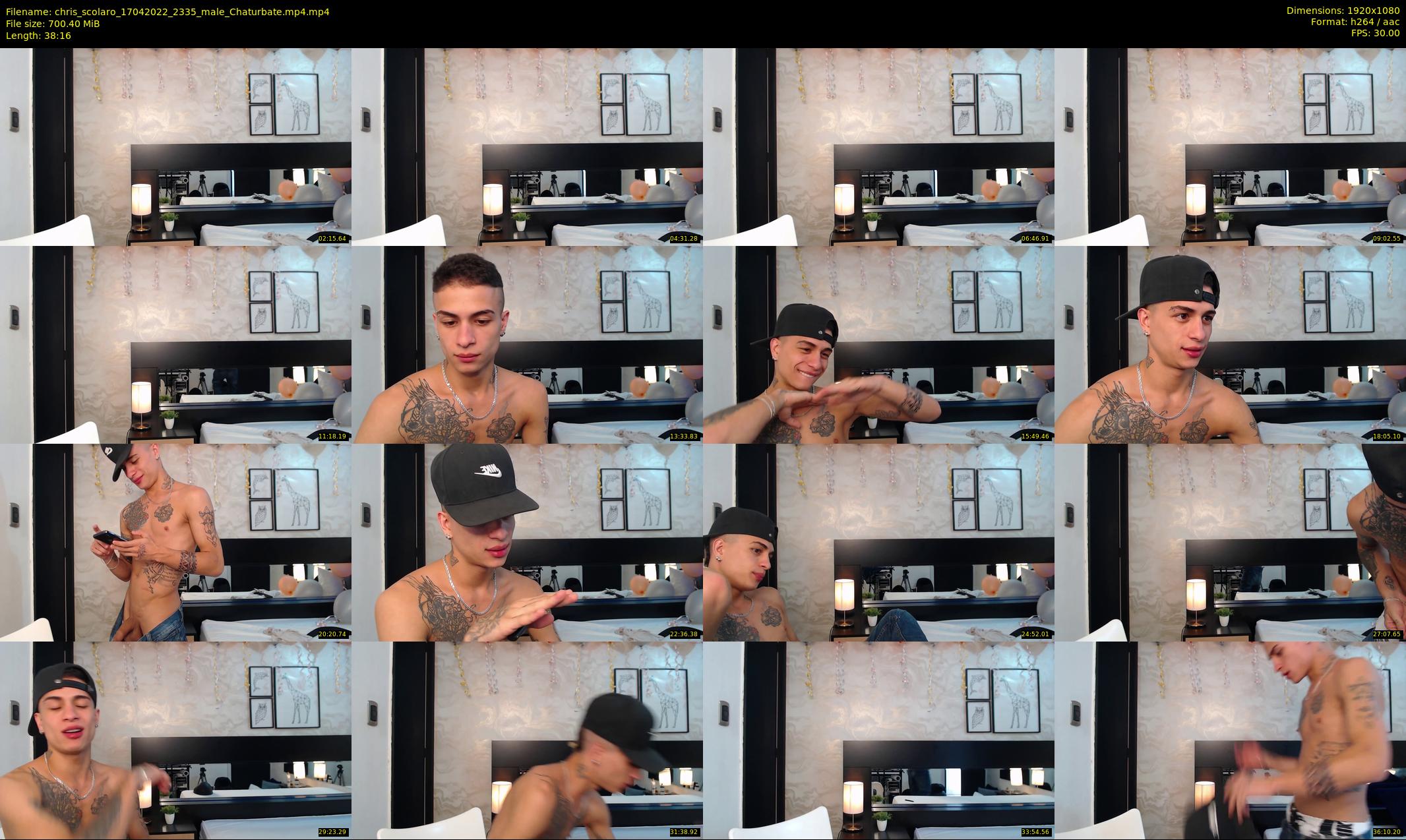 chris_scolaro — 39 minute Chaturbate male cam show recording, 1080p, Apr 17, 2022