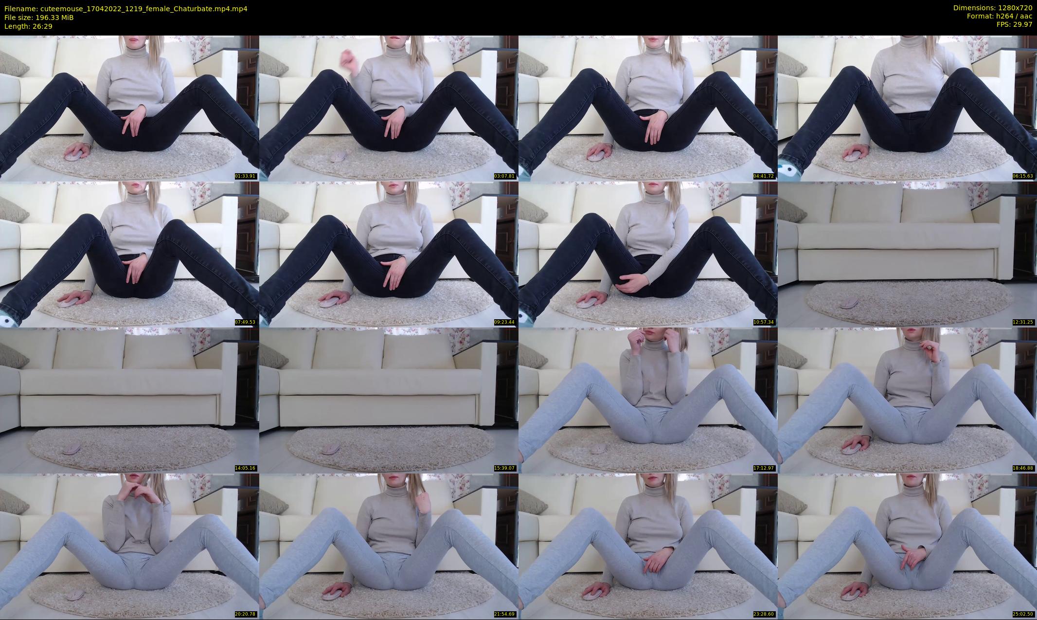 cuteemouse — 27 minute Chaturbate female cam show recording, 720p, Apr 17, 2022